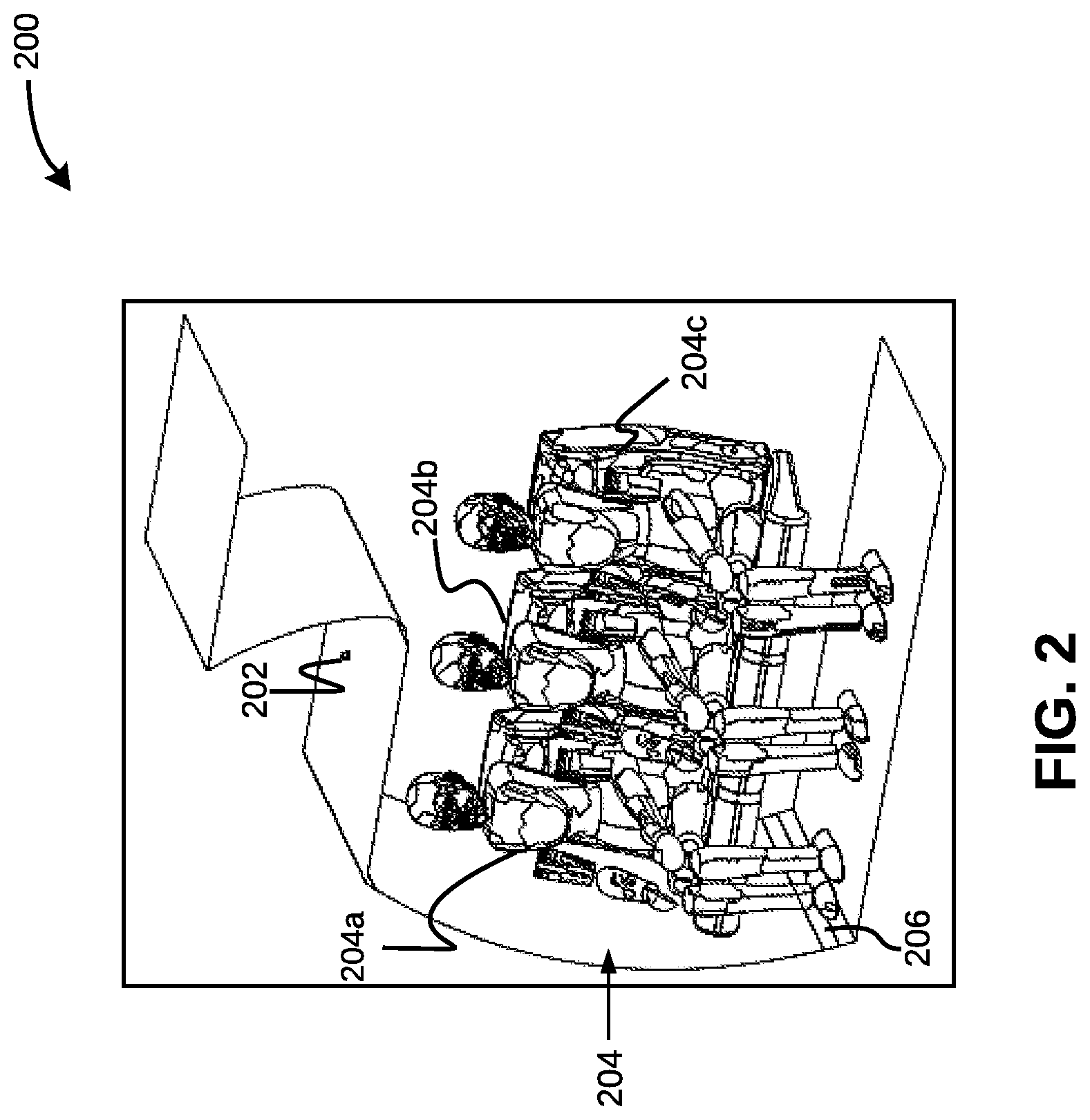 Patent US12492834 Figure 2 – Device and system for creating air capsules around passengers in vehicles and method thereof