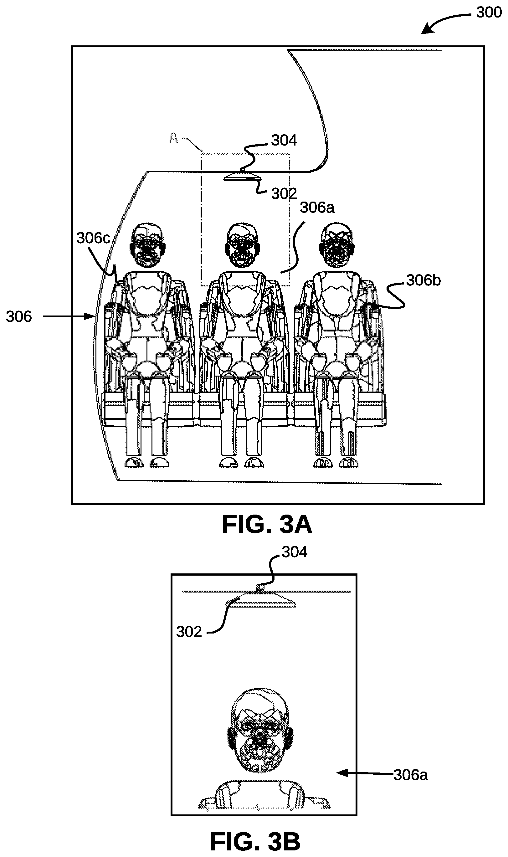 Patent US12492834 Figure 3 – Device and system for creating air capsules around passengers in vehicles and method thereof