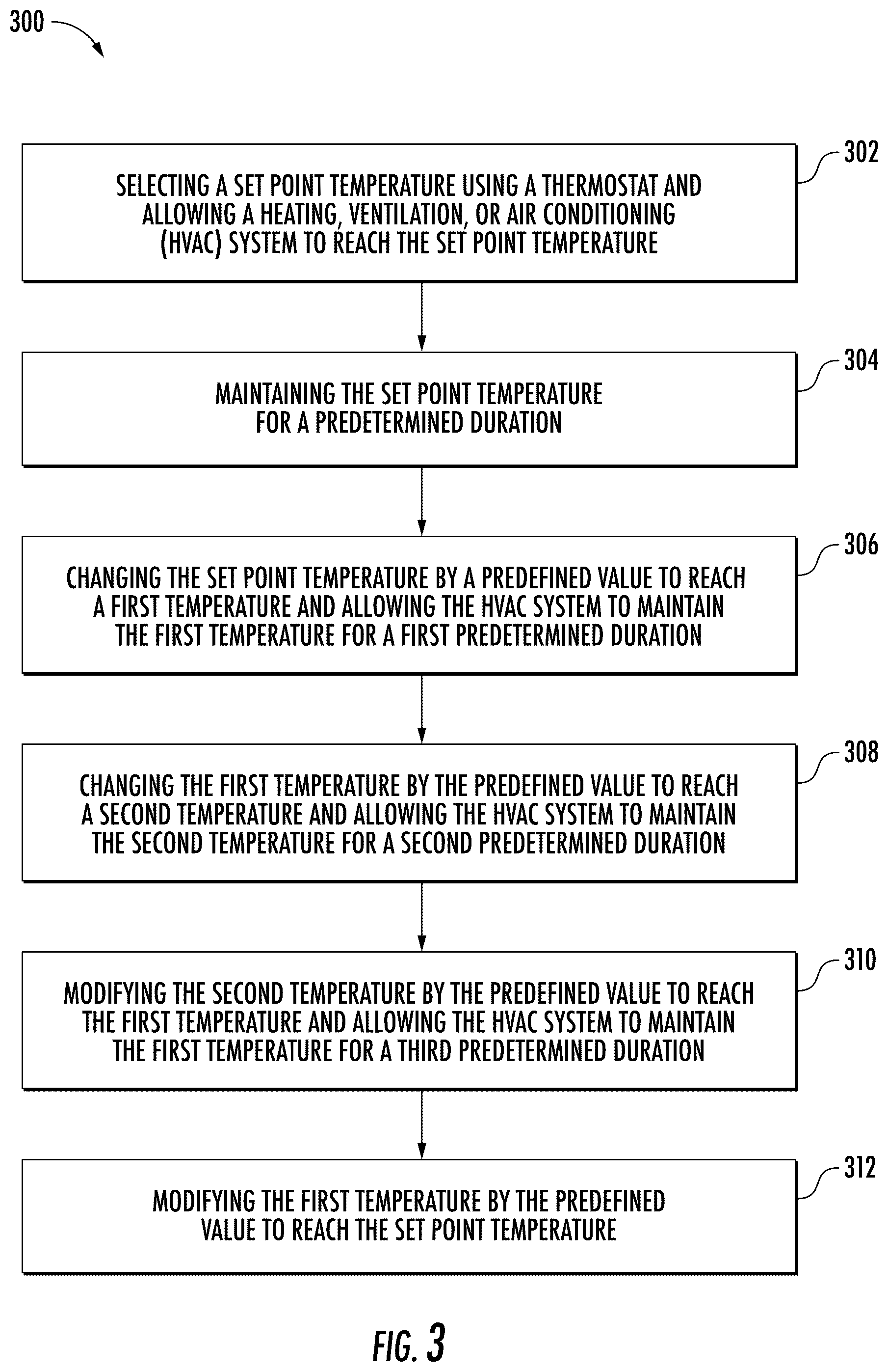 Patent US12492836 Figure 3 – Smart energy management of the heating, ventilation, and air conditioning system