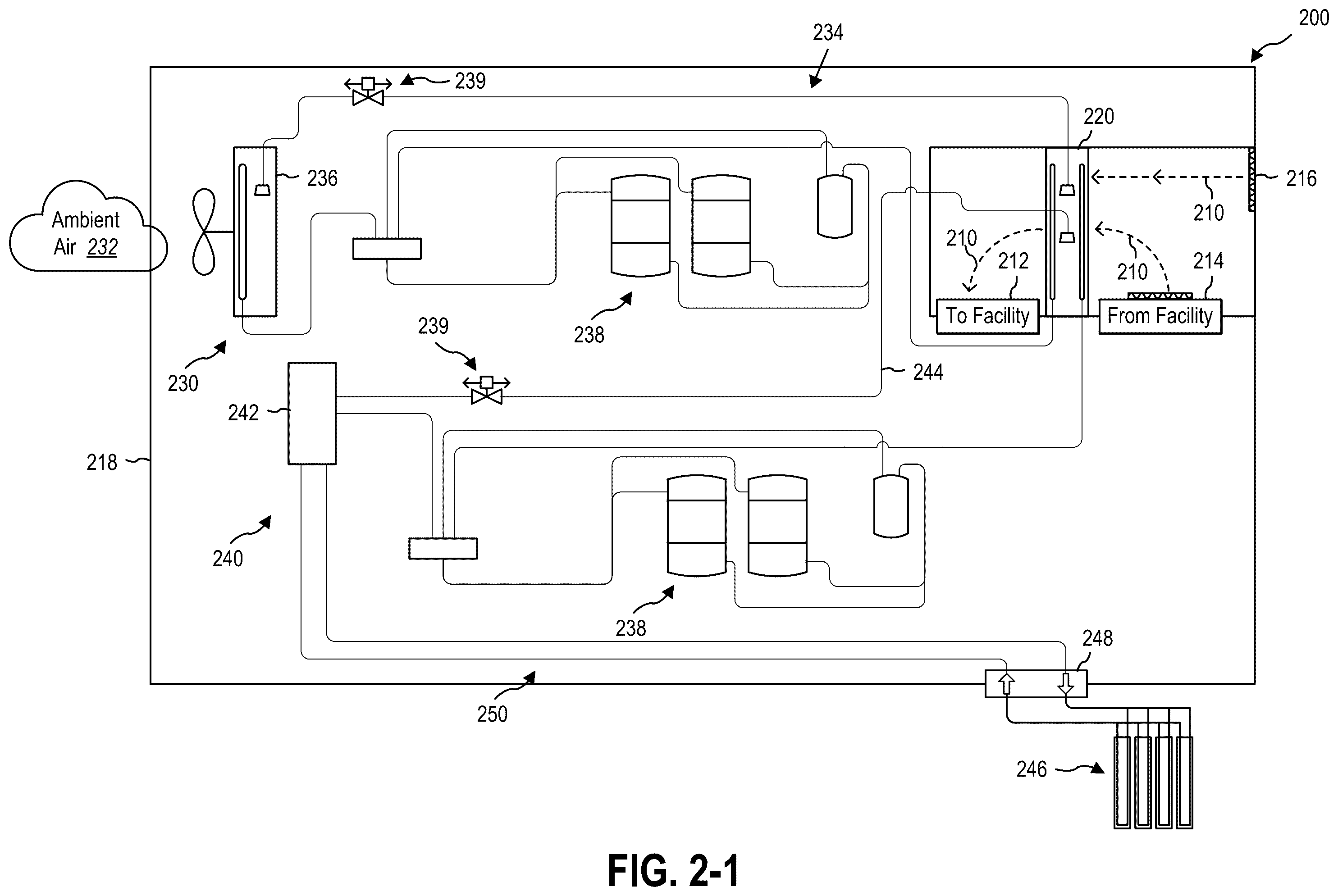 Patent US12492841 Figure 2 – Dual source heat pump system
