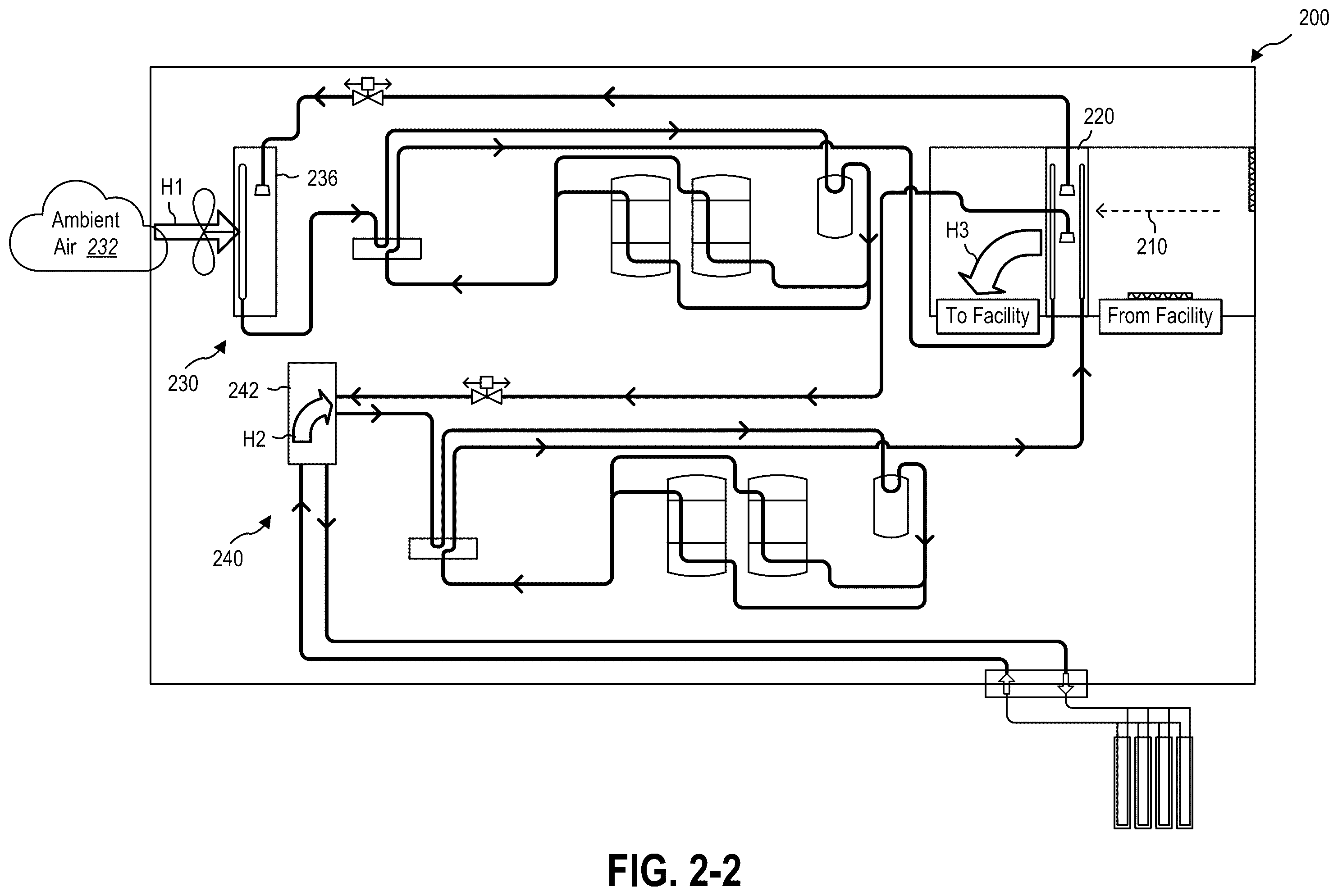 Patent US12492841 Figure 3 – Dual source heat pump system