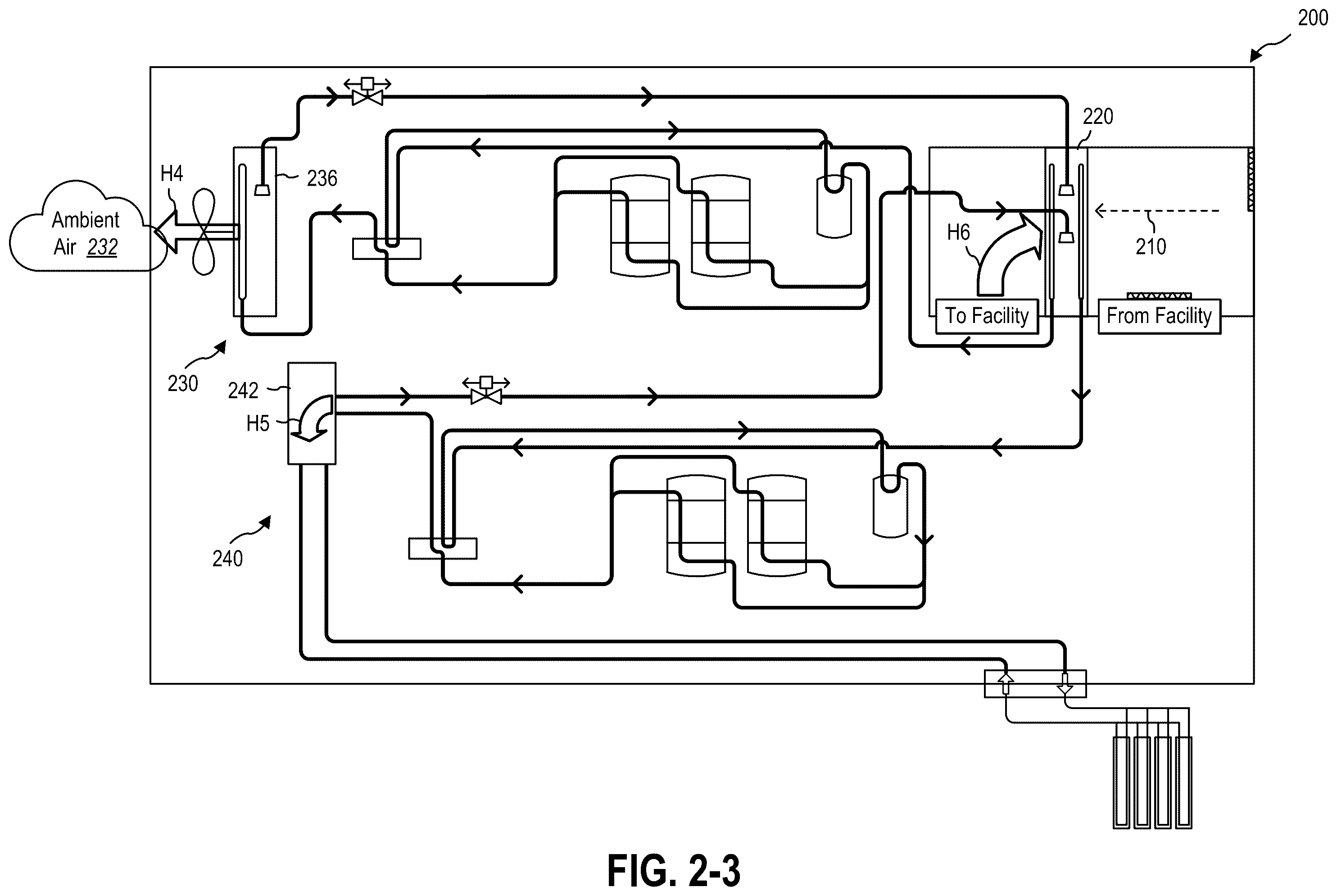 Patent US12492841 Figure 4 – Dual source heat pump system