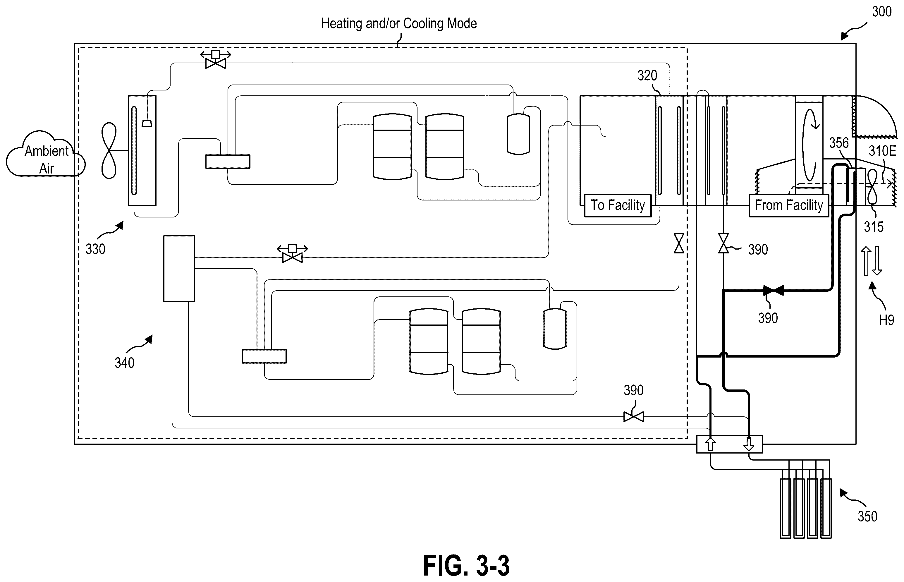 Patent US12492841 Figure 7 – Dual source heat pump system