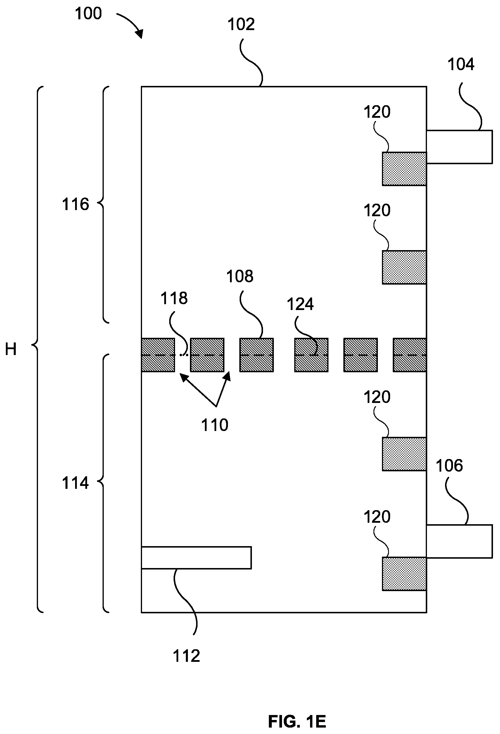 Patent US12492842 Figure 5 – Water tank with thermally insulating partition