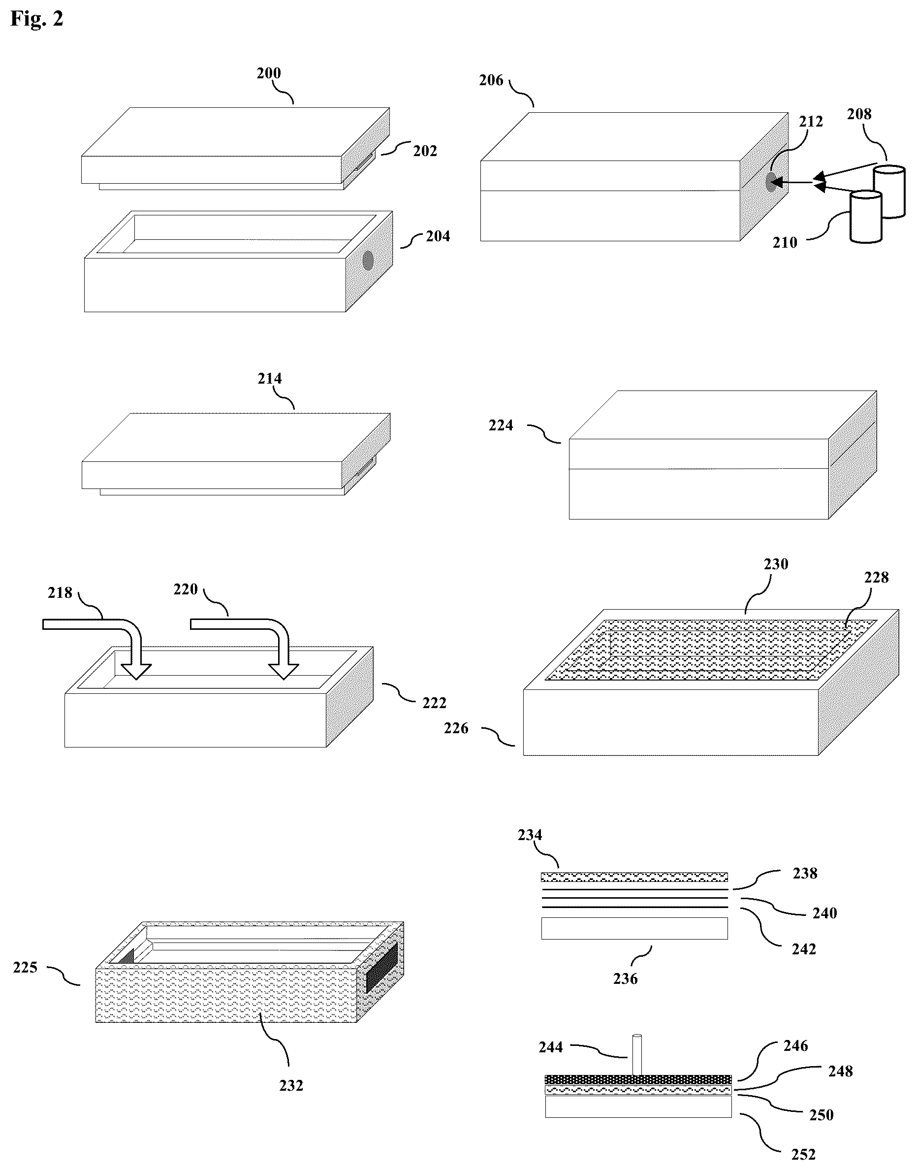 Patent US12492845 Figure 2 – Monolithic macro-fluidic heat transfer components