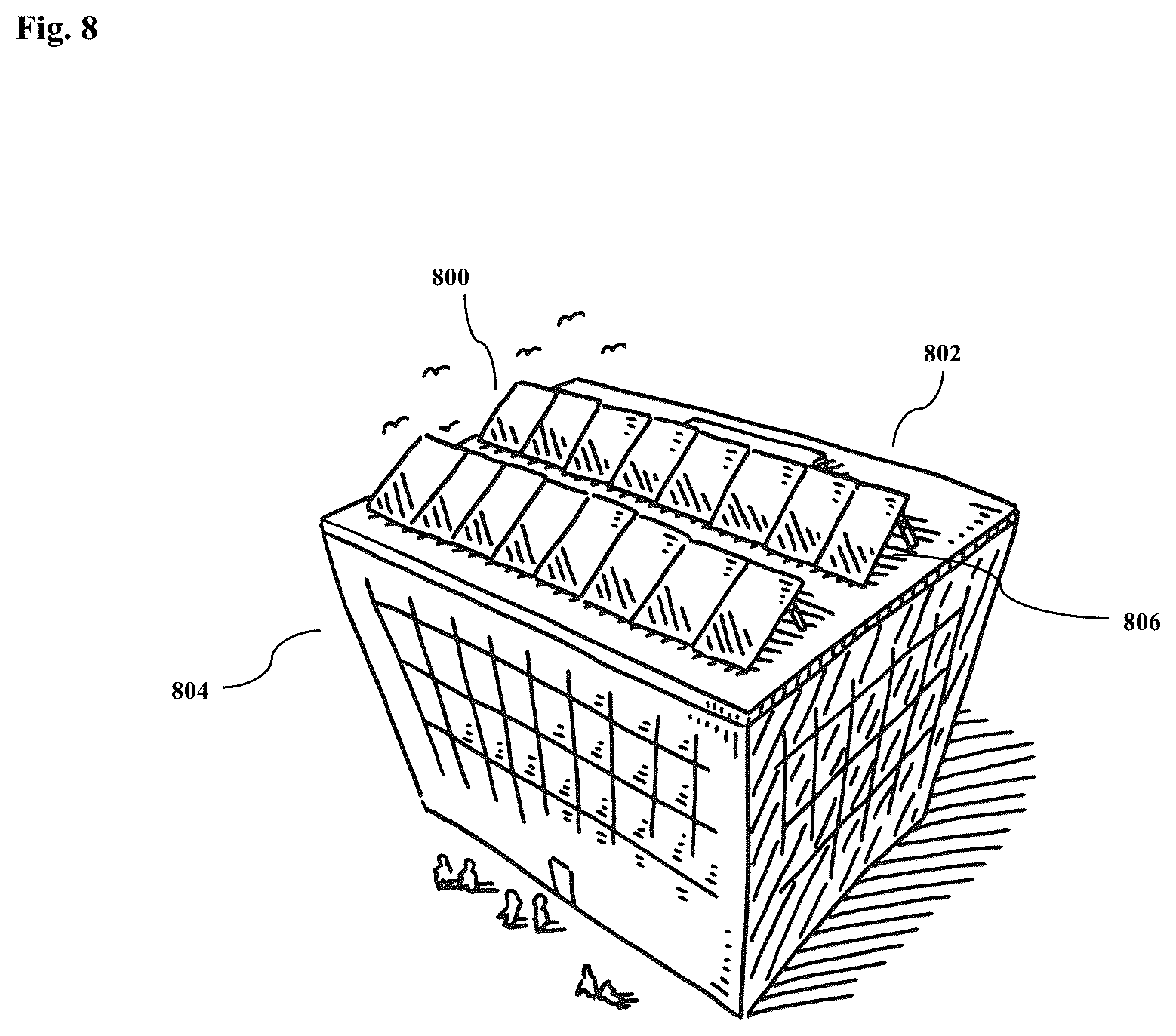 Patent US12492845 Figure 8 – Monolithic macro-fluidic heat transfer components