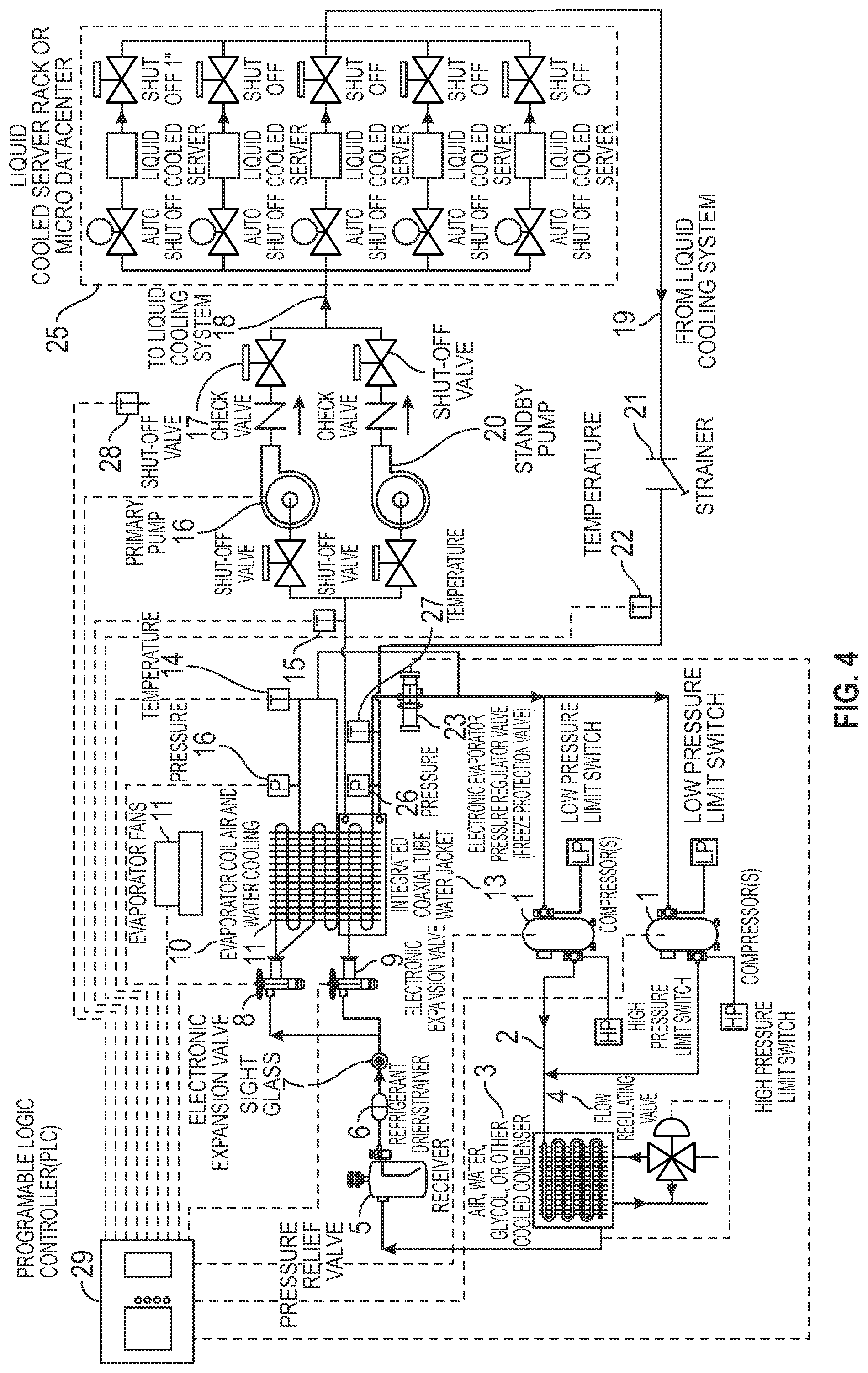 Patent US12492846 Figure 4 – Dual mass cooling precision system