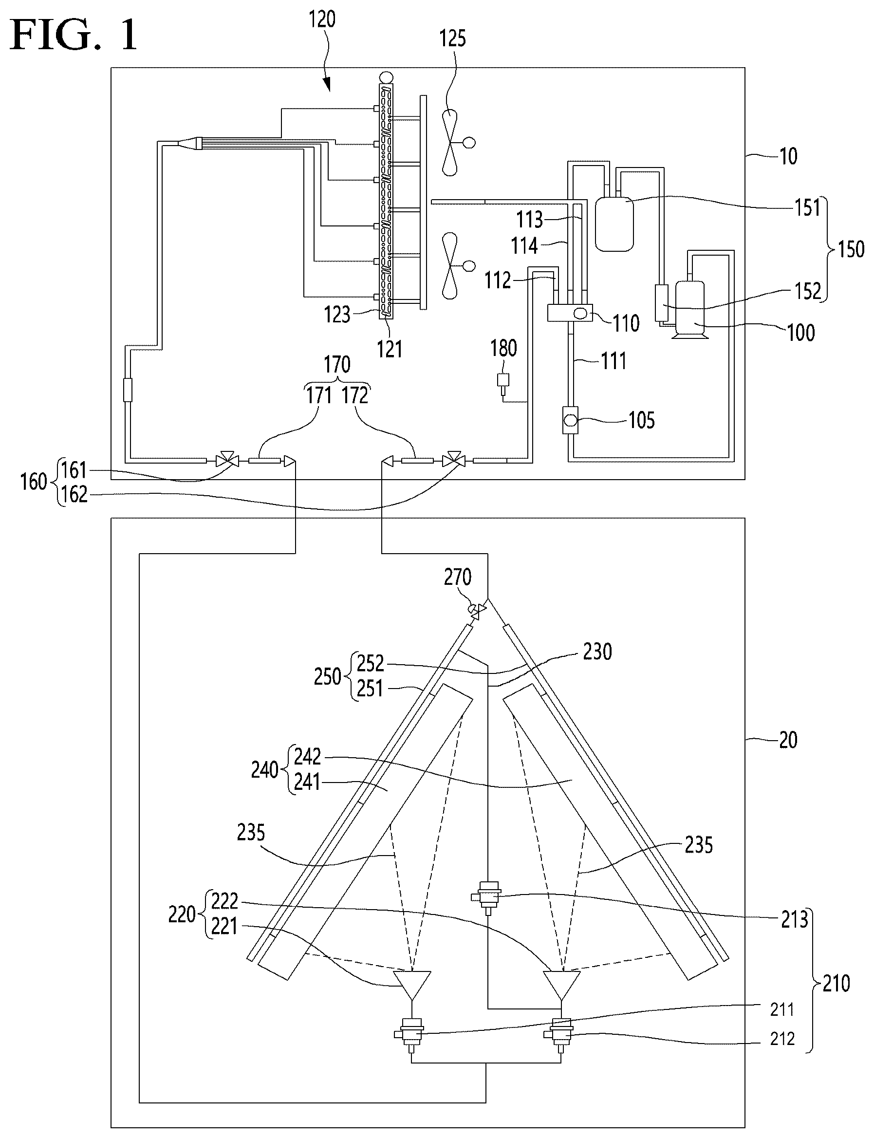 Patent US12492849 Figure 1 – Air conditioner and method for controlling same