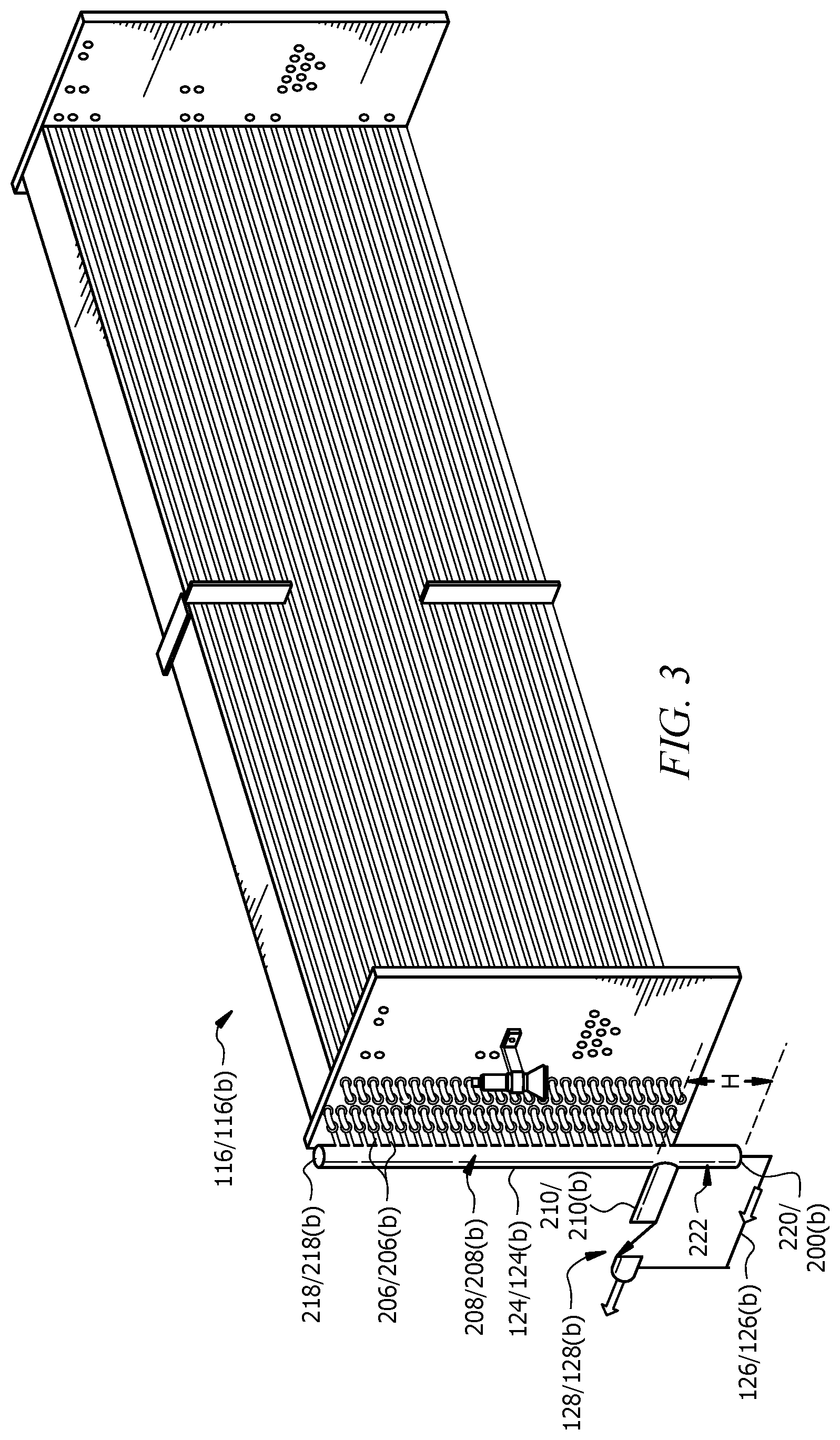Patent US12492852 Figure 3 – Refrigeration system with an oil drain conduit and methods of use