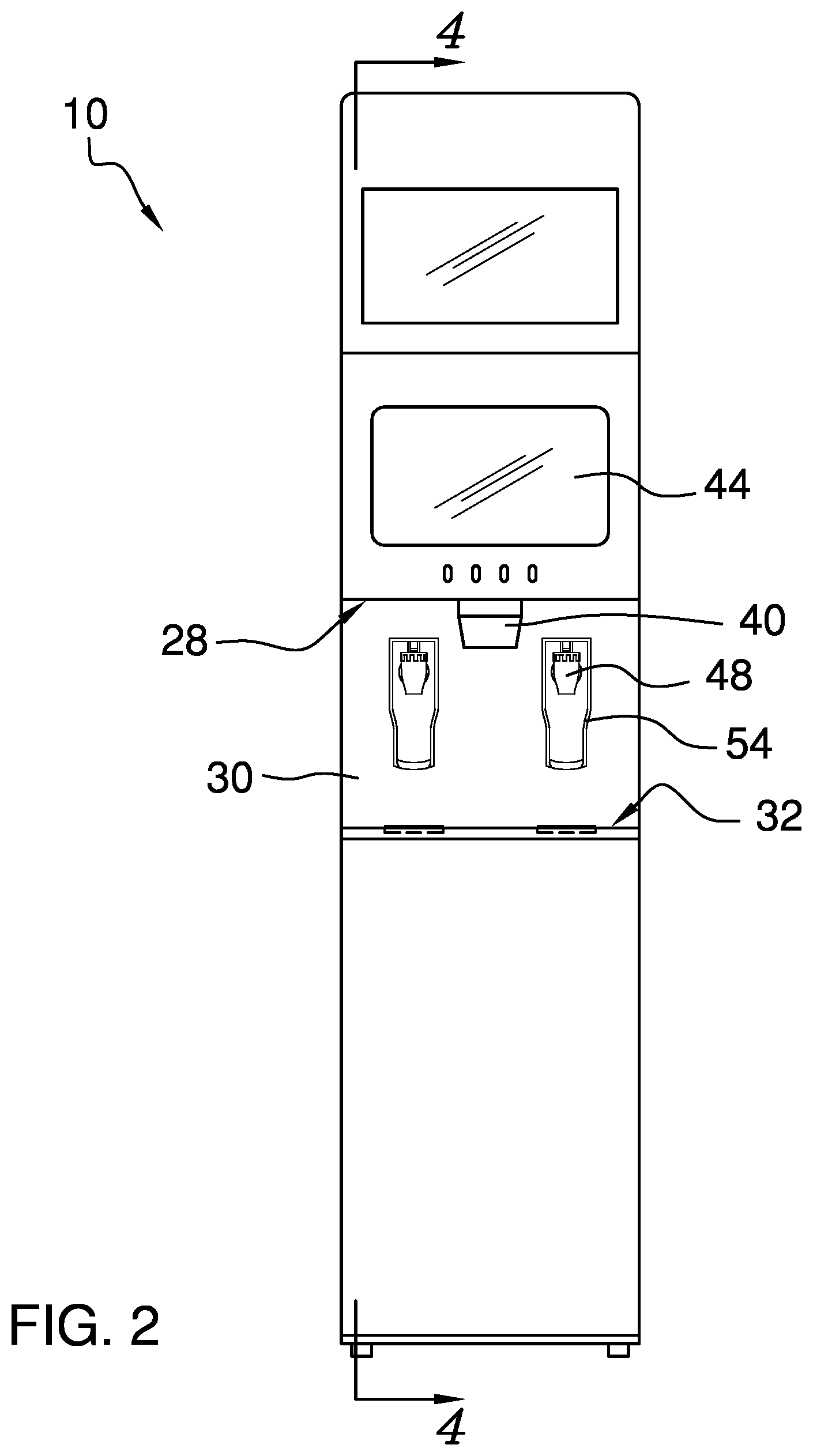 Patent US12492853 Figure 2 – Multi-function water cooler