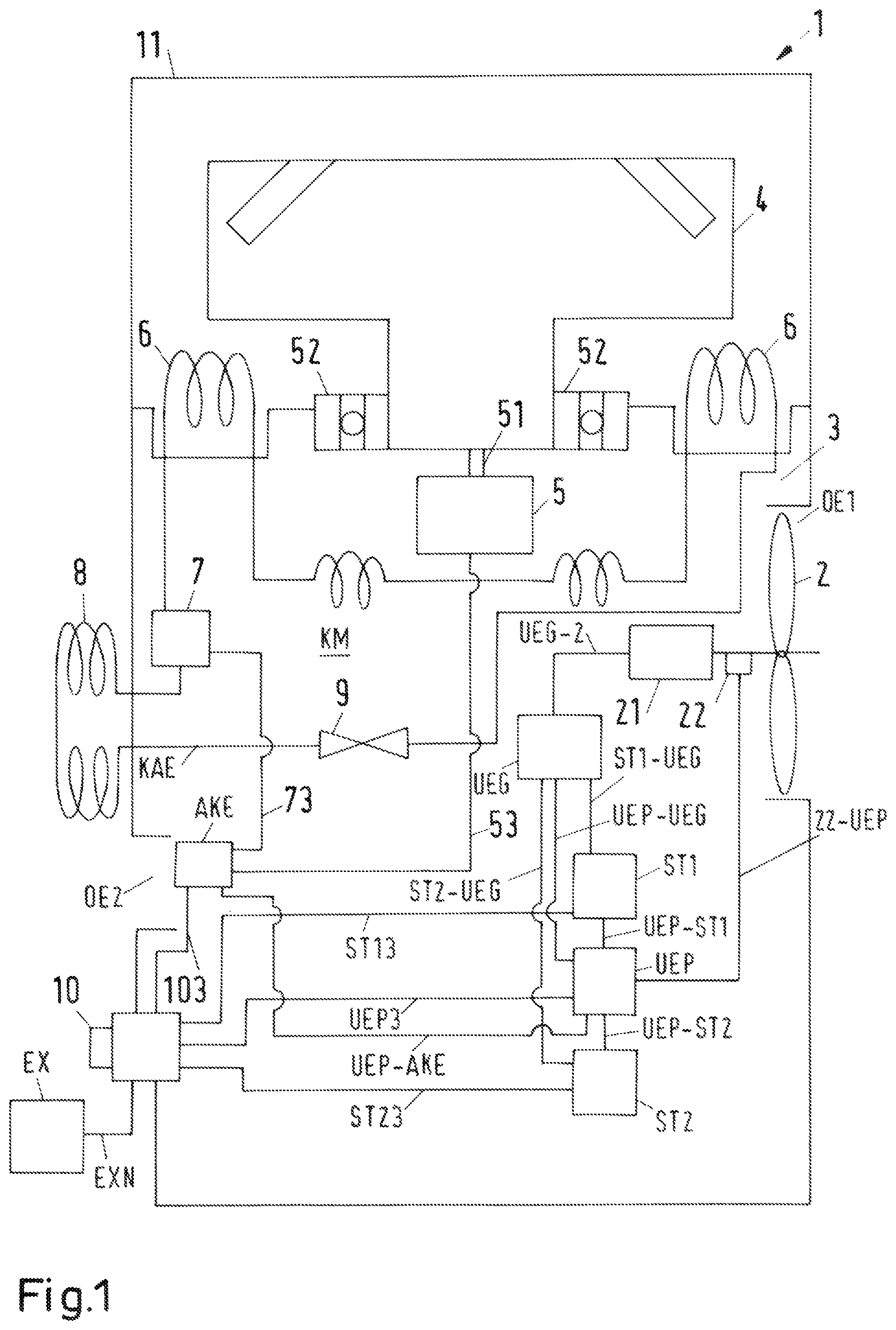 Patent US12492854 Figure 1 – Method for operating an item of laboratory equipment cooled by means of a flammable refrigerant