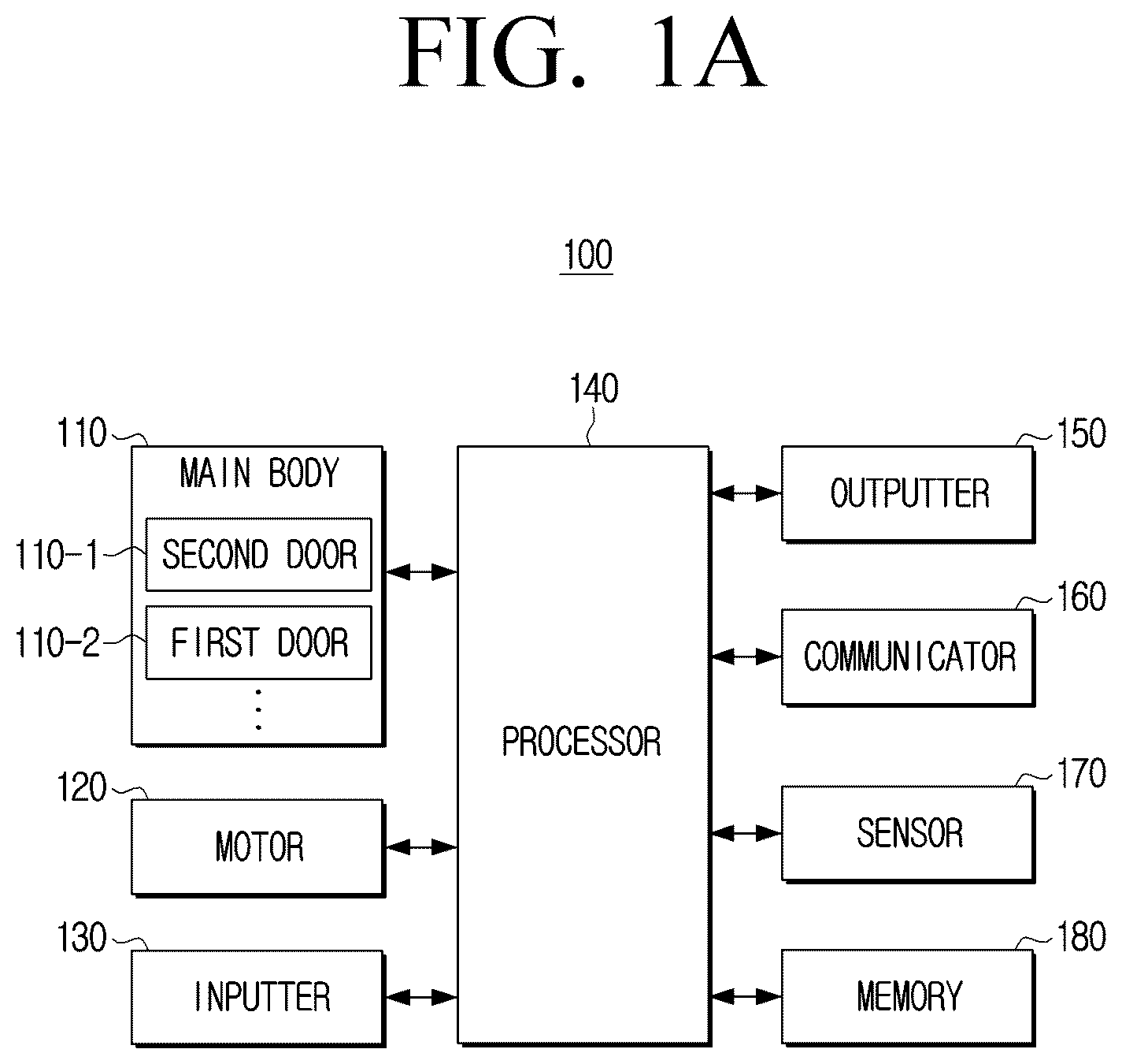 Patent US12492856 Figure 1 – Refrigerator and controlling method thereof