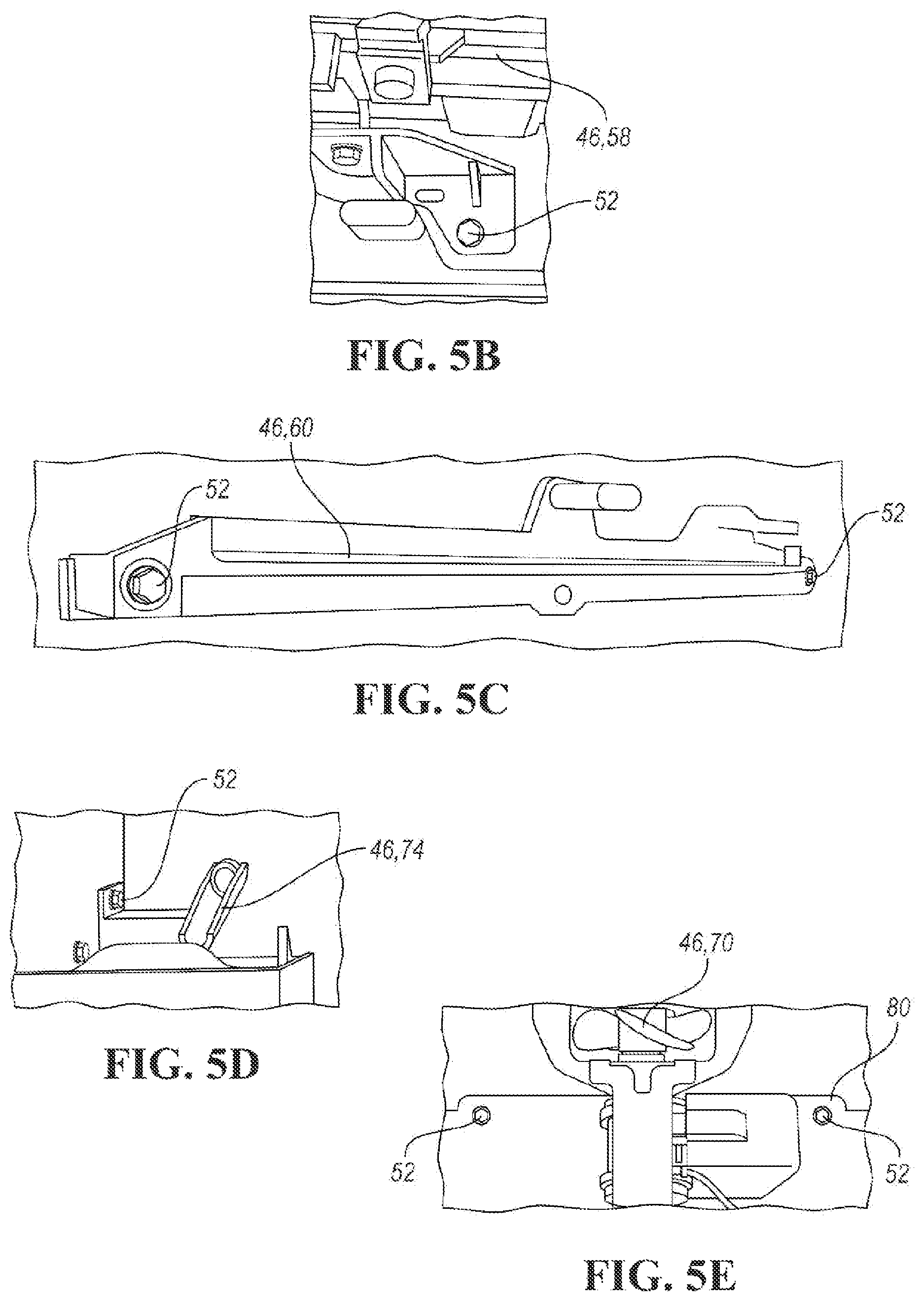 Patent US12492859 Figure 4 – Refrigerator appliance subcomponent mounting system