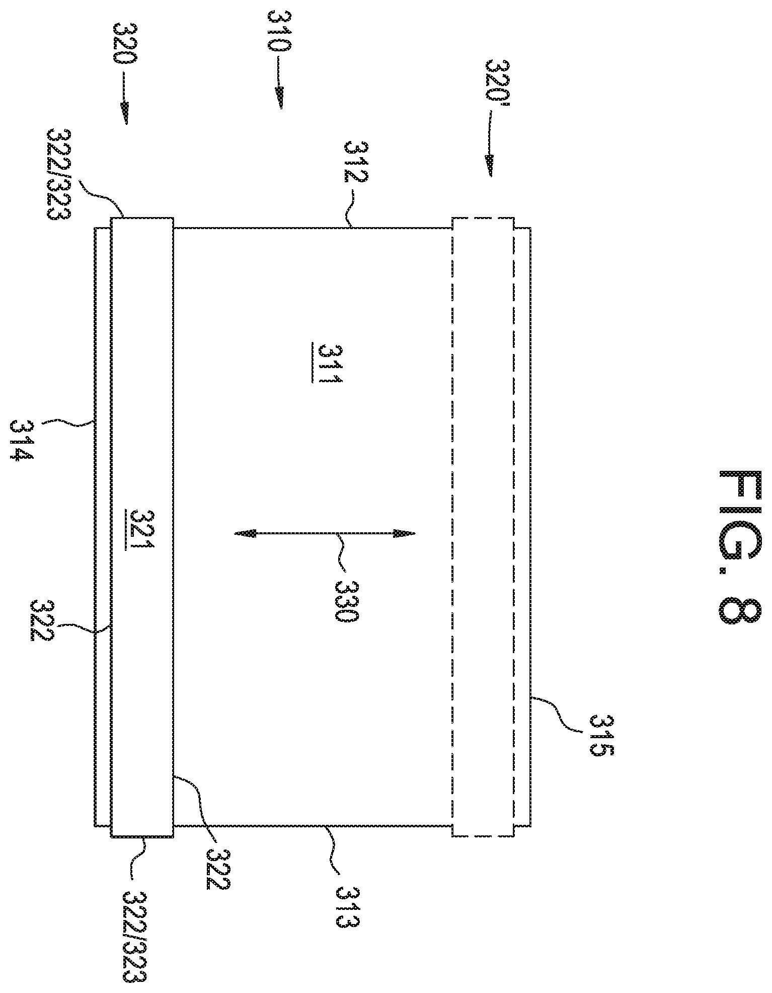 Patent US12492860 Figure 8 – Slidable bin within a refrigerator drawer