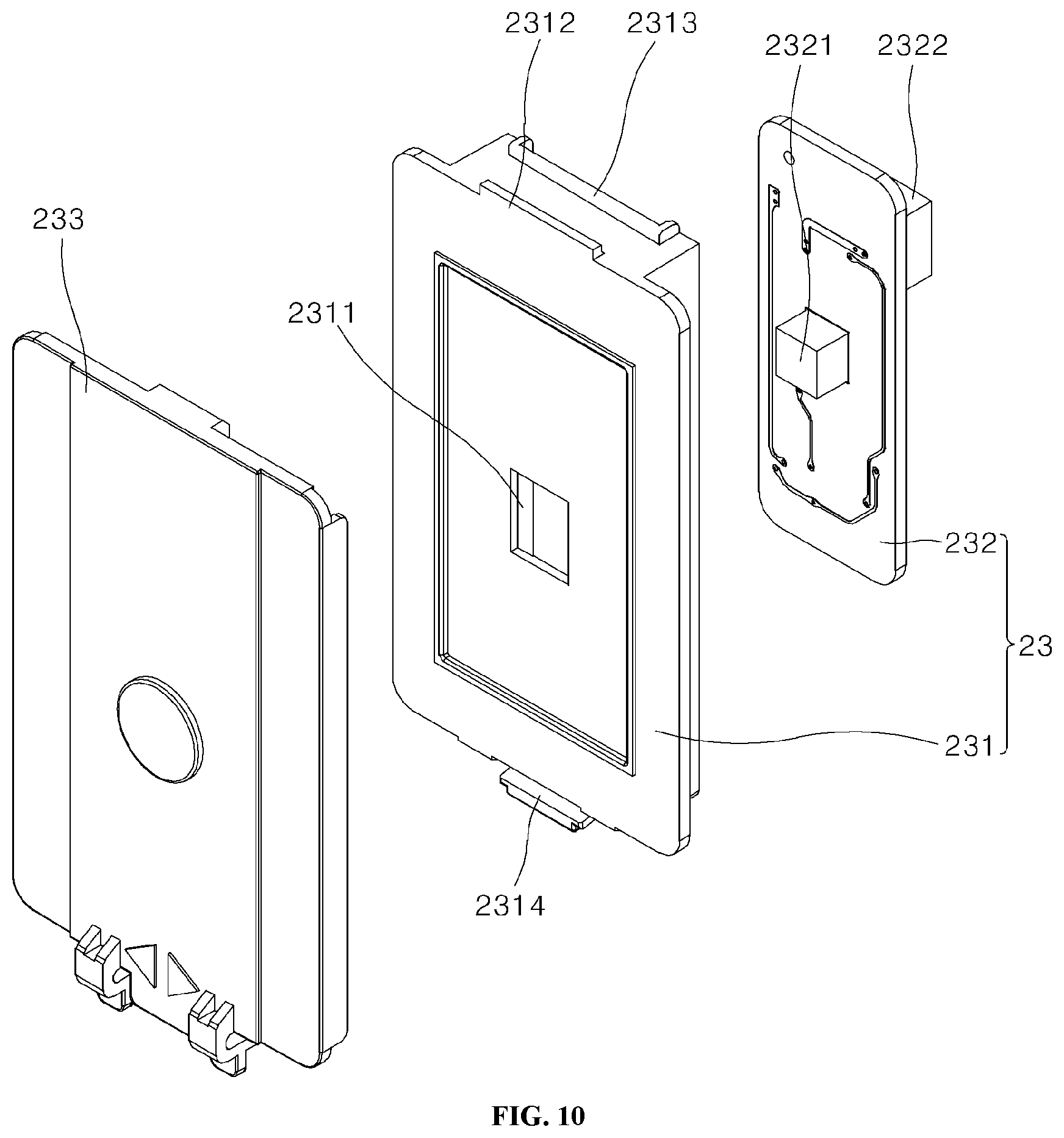 Patent US12492861 Figure 10 – Refrigerator