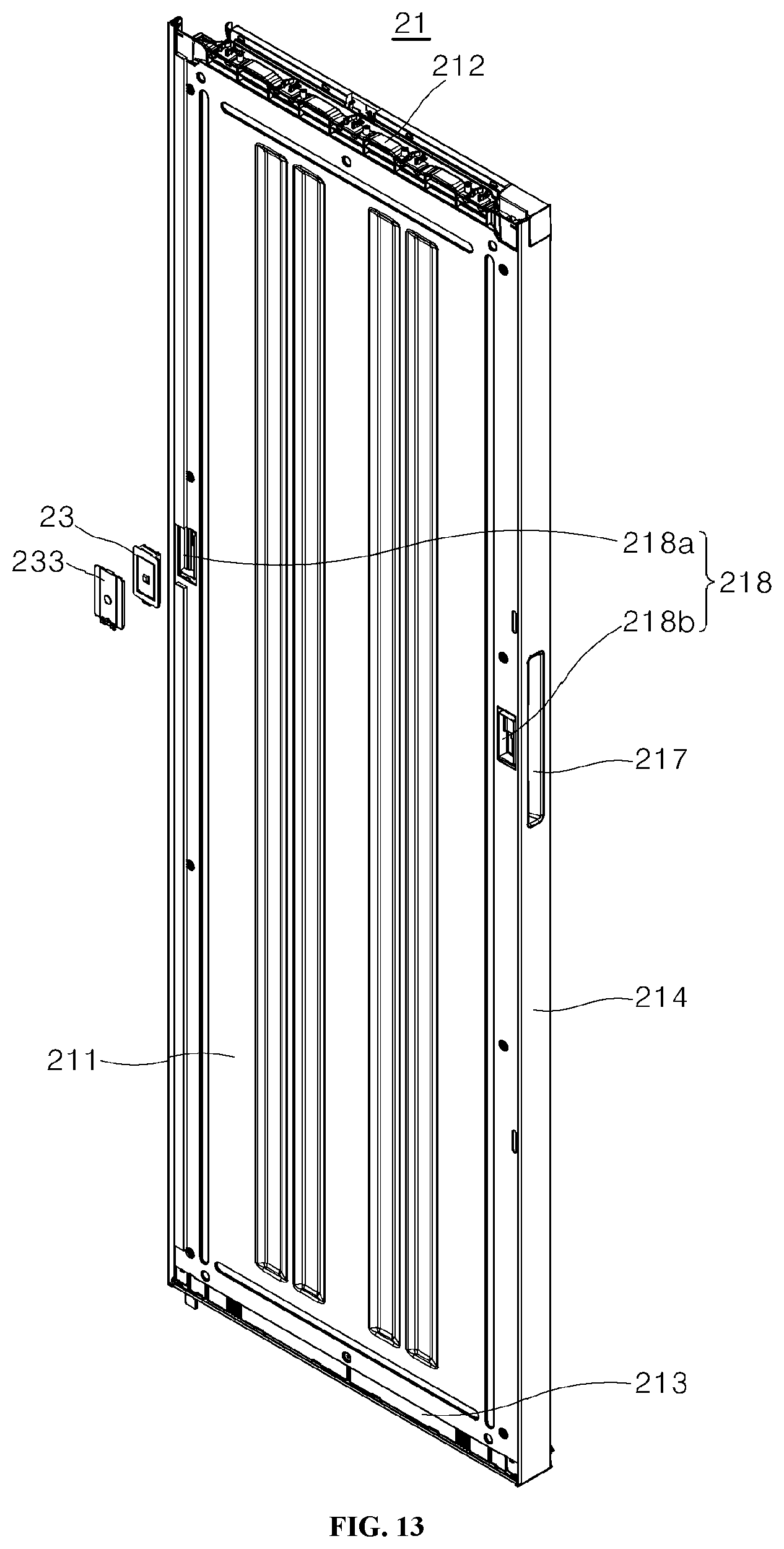 Patent US12492861 Figure 13 – Refrigerator