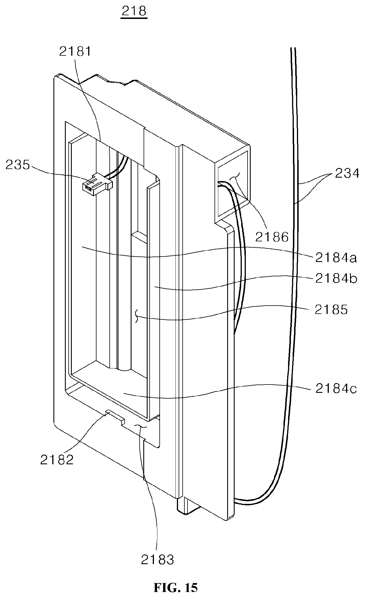 Patent US12492861 Figure 15 – Refrigerator