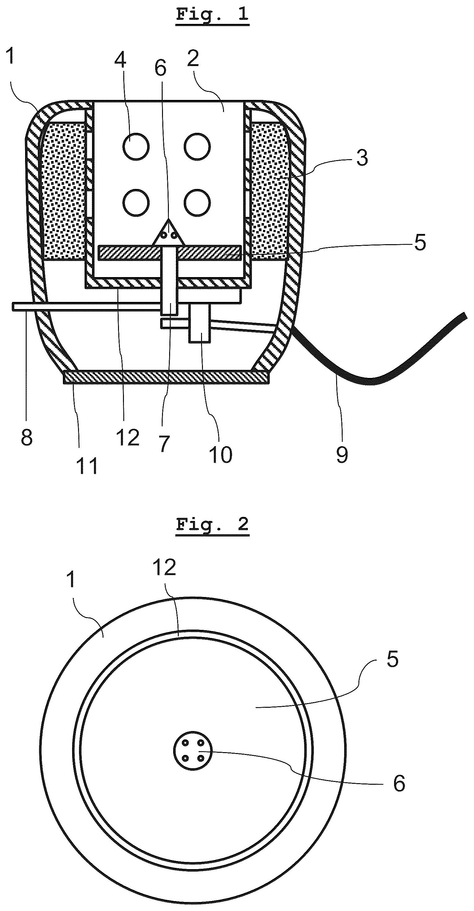 Patent US12492862 Figure 1 – Device for chilling or frosting glasses