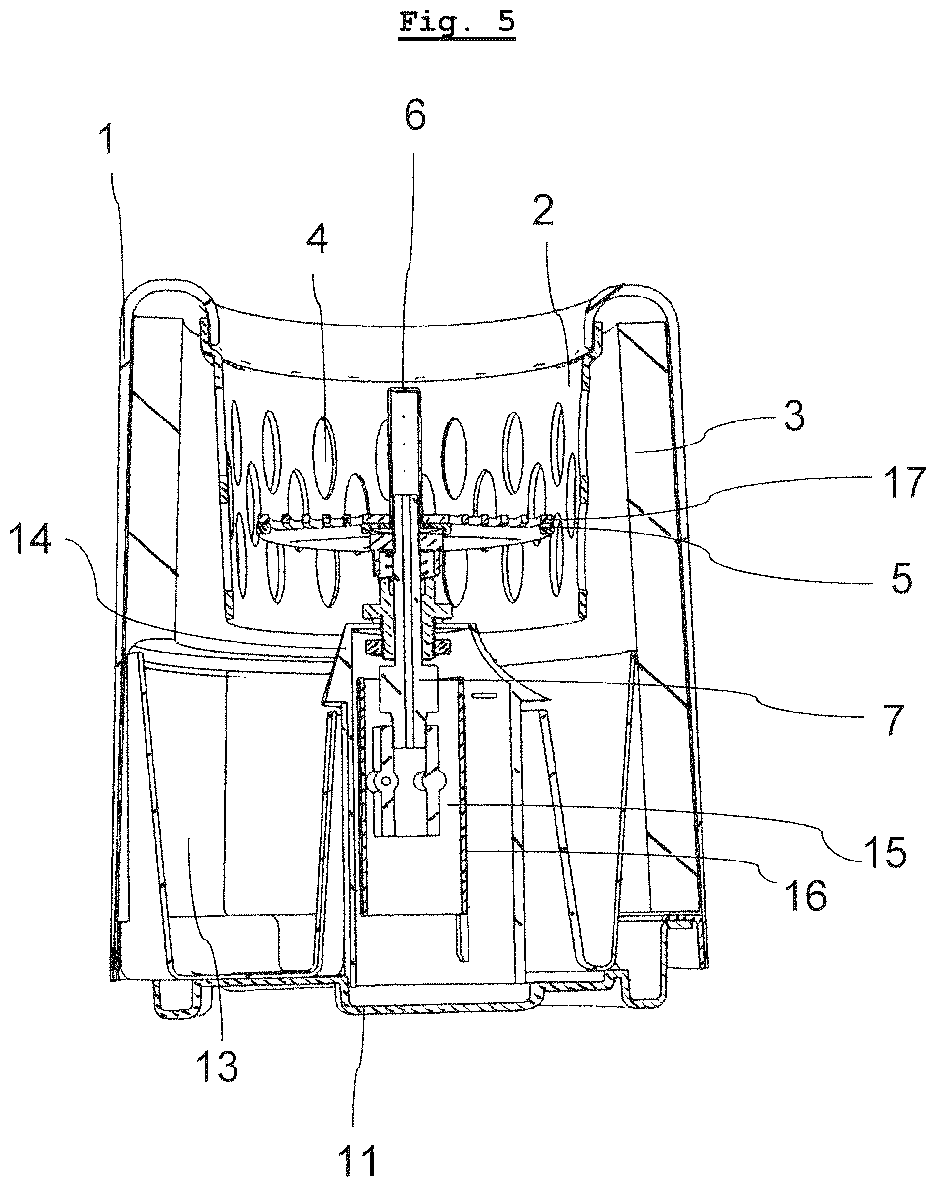 Patent US12492862 Figure 4 – Device for chilling or frosting glasses