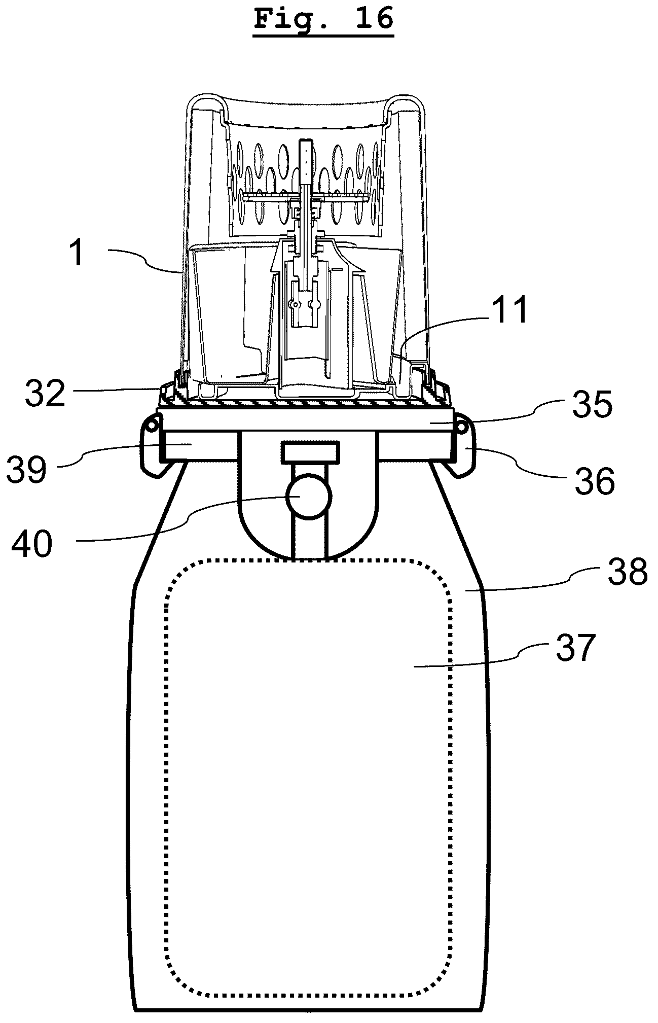 Patent US12492862 Figure 9 – Device for chilling or frosting glasses