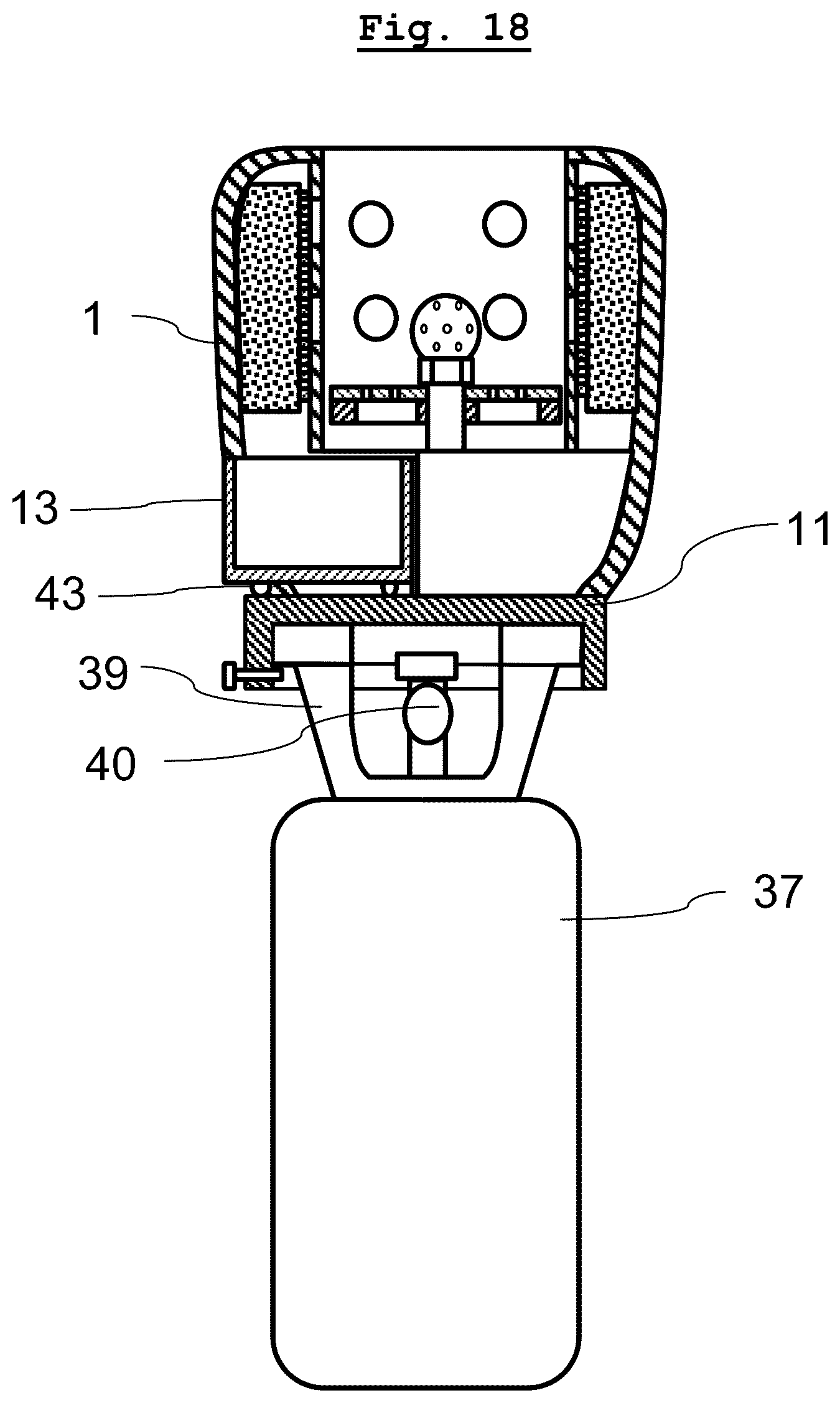 Patent US12492862 Figure 11 – Device for chilling or frosting glasses