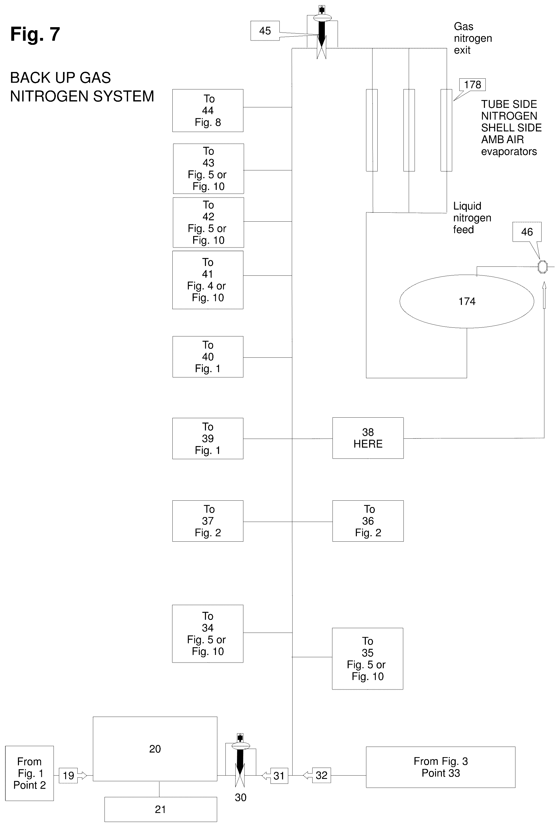Patent US12492864 Figure 7 – Apparatus and process for liquefying gases