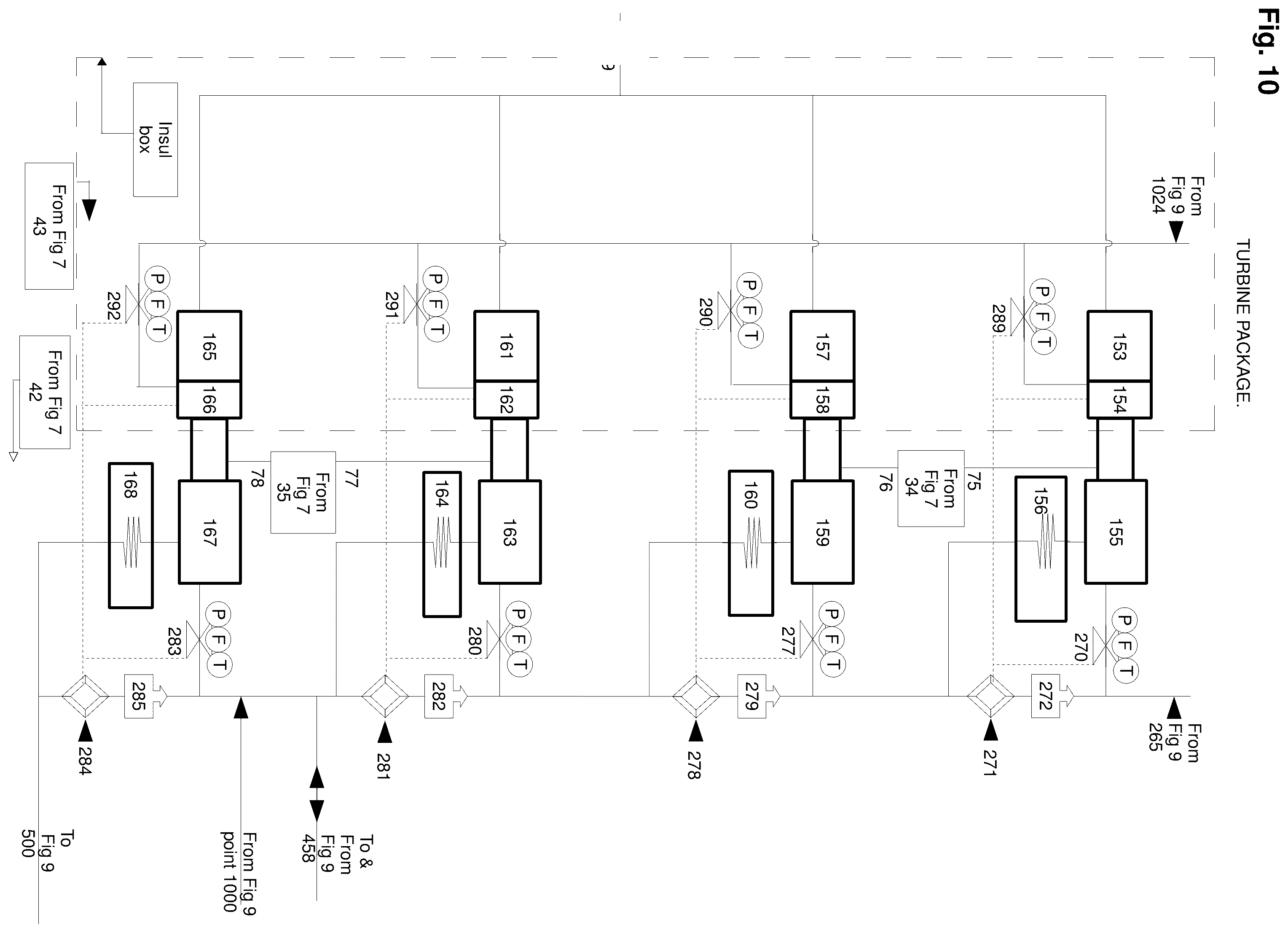 Patent US12492864 Figure 10 – Apparatus and process for liquefying gases