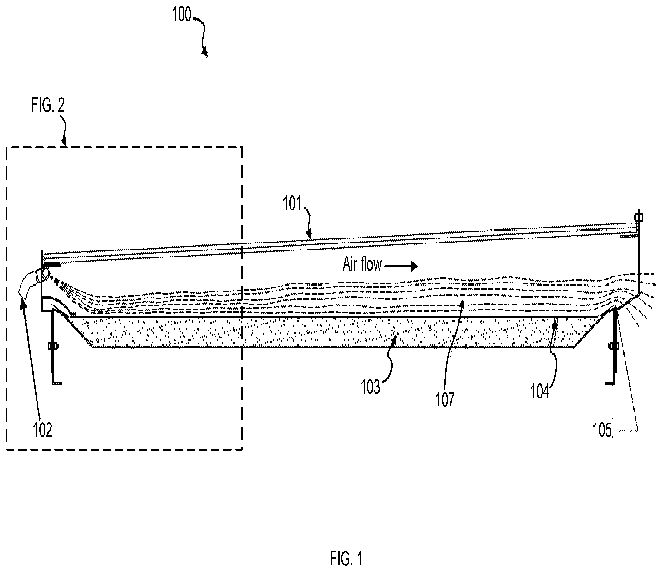 Patent US12492865 Figure 1 – Multi-chamber dryer using adjustable conditioned air flow