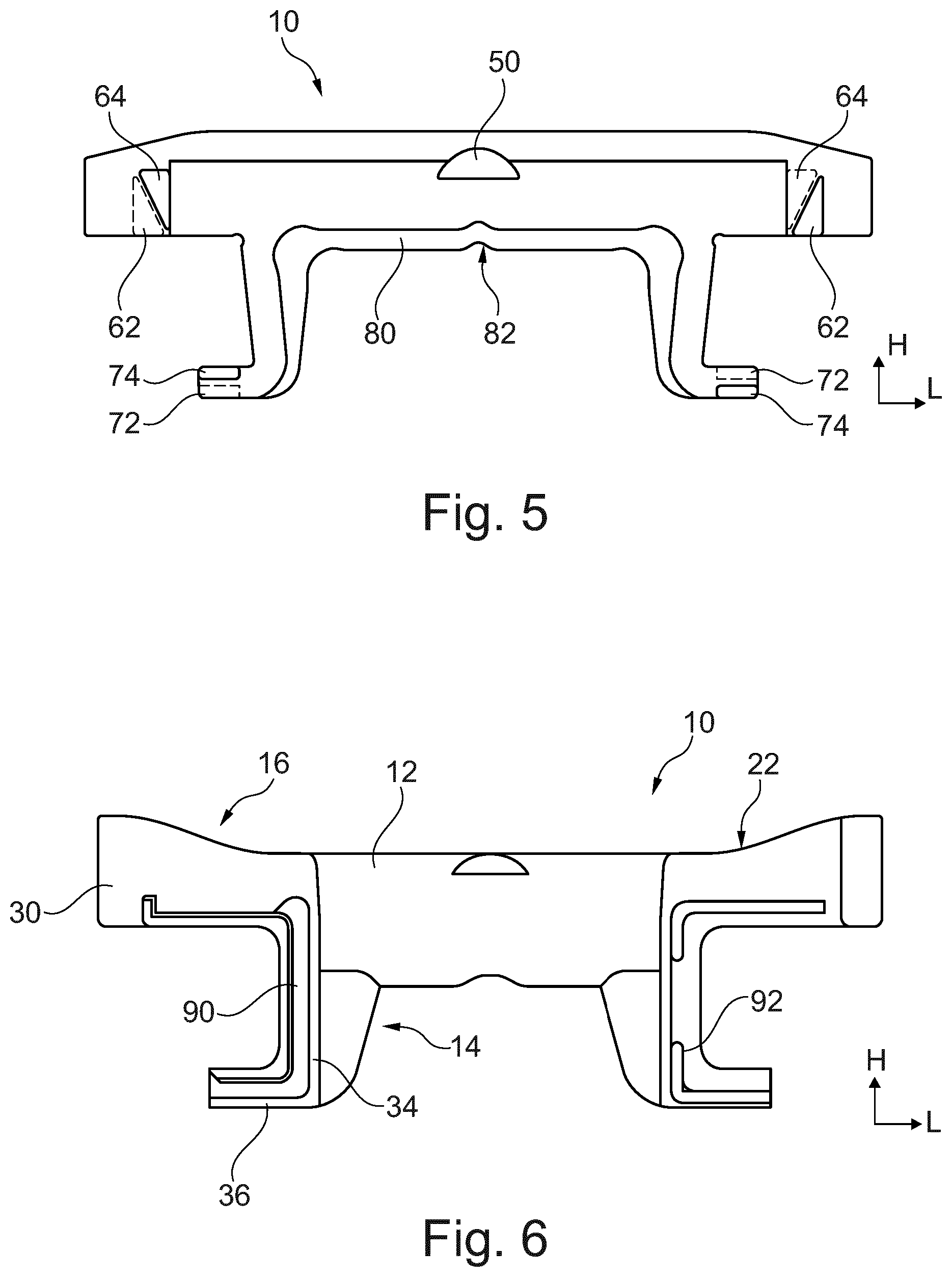 Patent US12492866 Figure 3 – Grate bar for a pelletizing or sintering machine