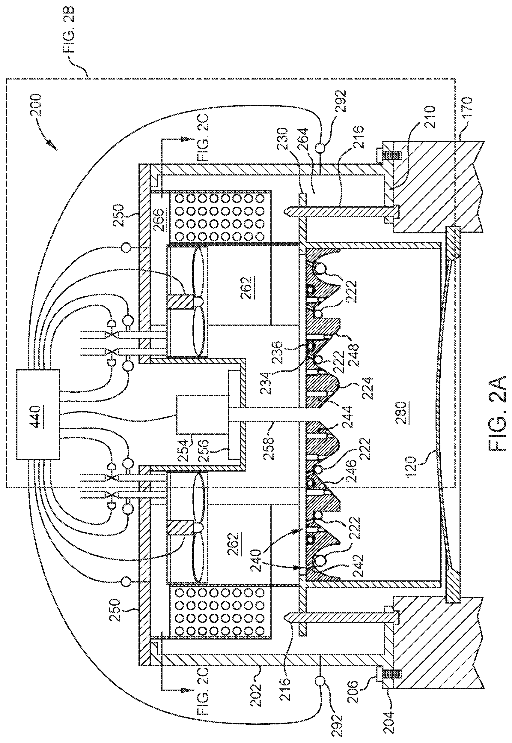 Patent US12492867 Figure 2 – Air shrouds with integrated heat exchanger