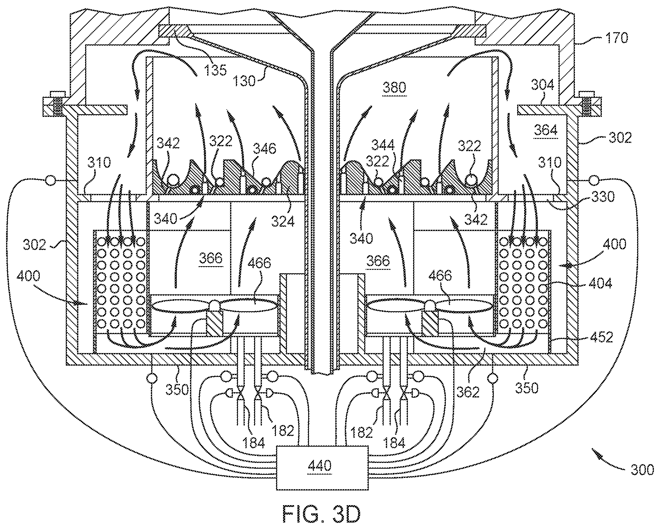 Patent US12492867 Figure 10 – Air shrouds with integrated heat exchanger