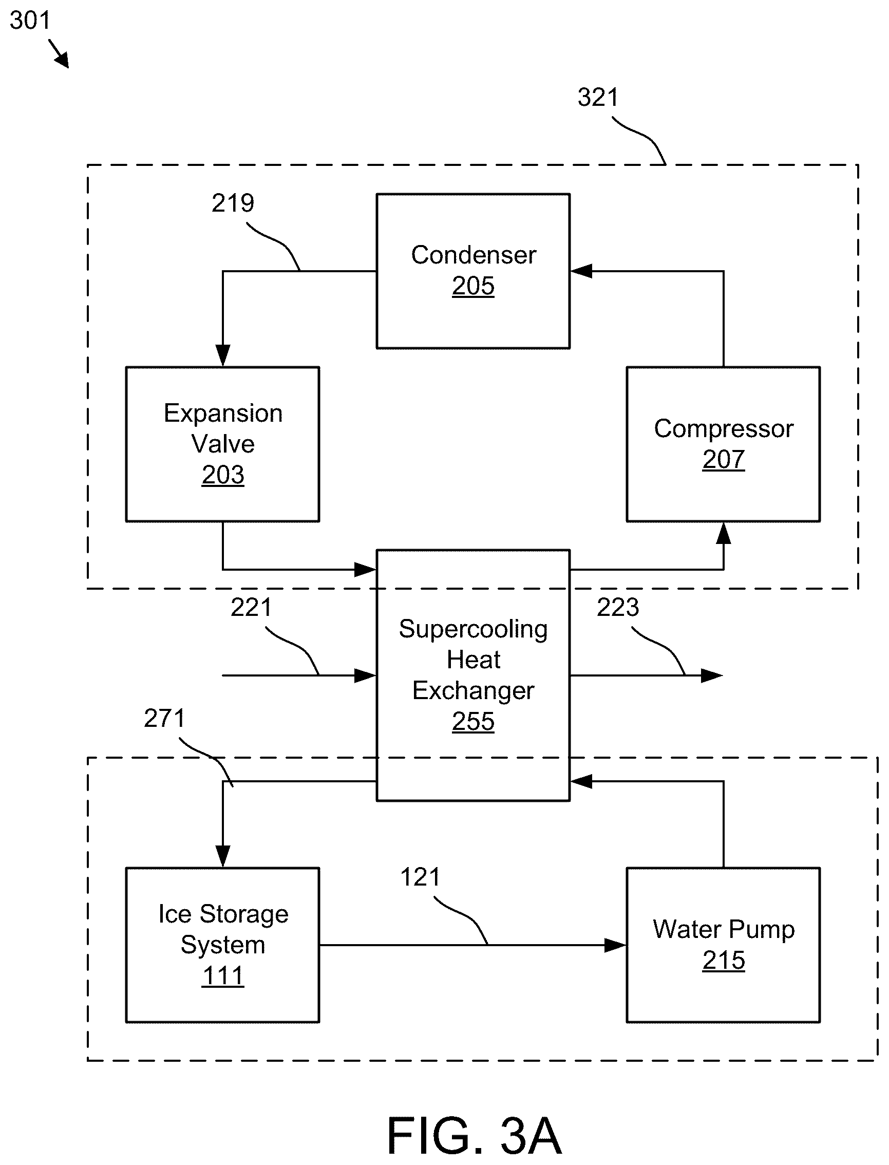 Patent US12492868 Figure 3 – Storing cold energy and freeze desalination of salt water