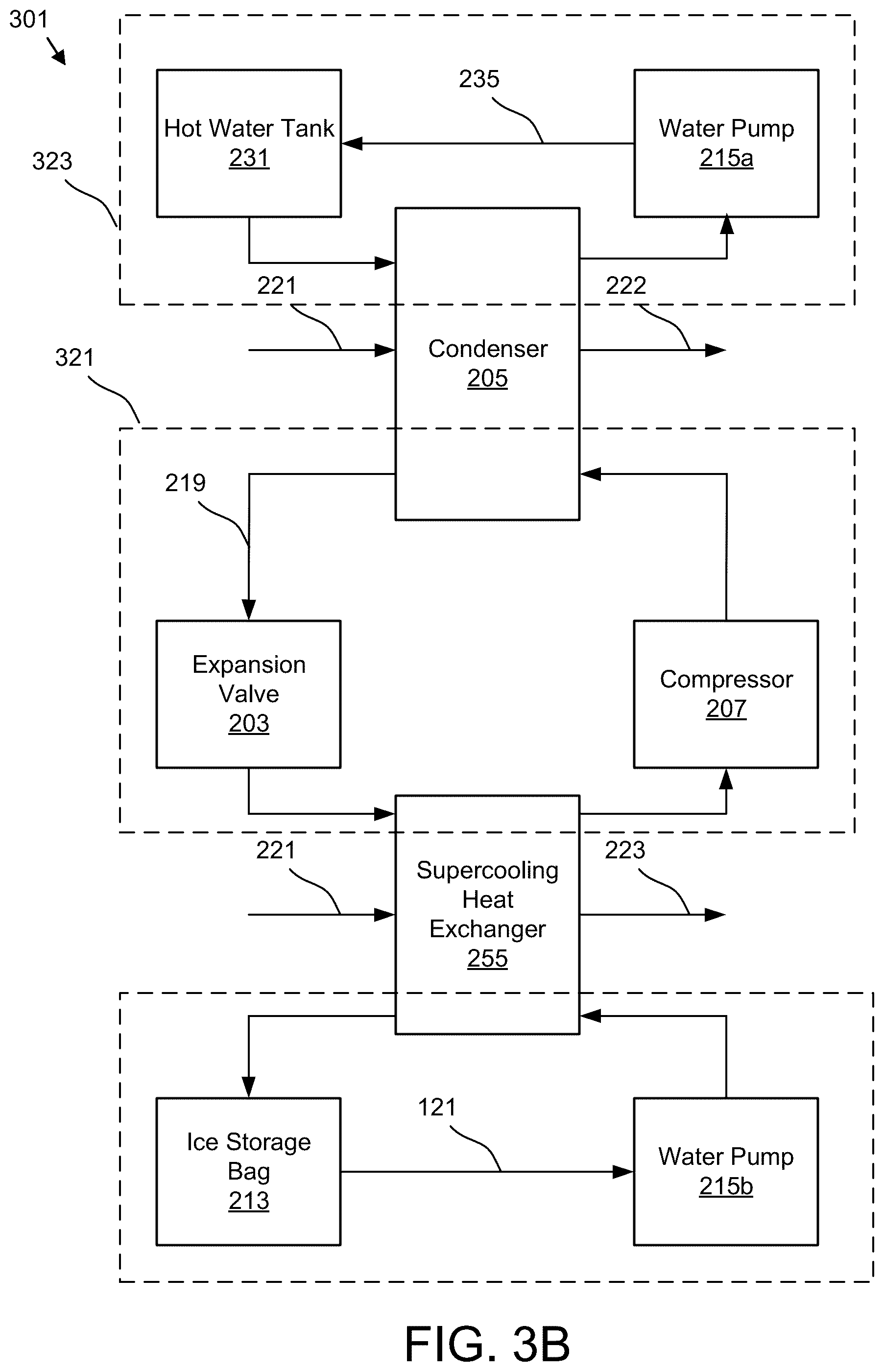 Patent US12492868 Figure 4 – Storing cold energy and freeze desalination of salt water