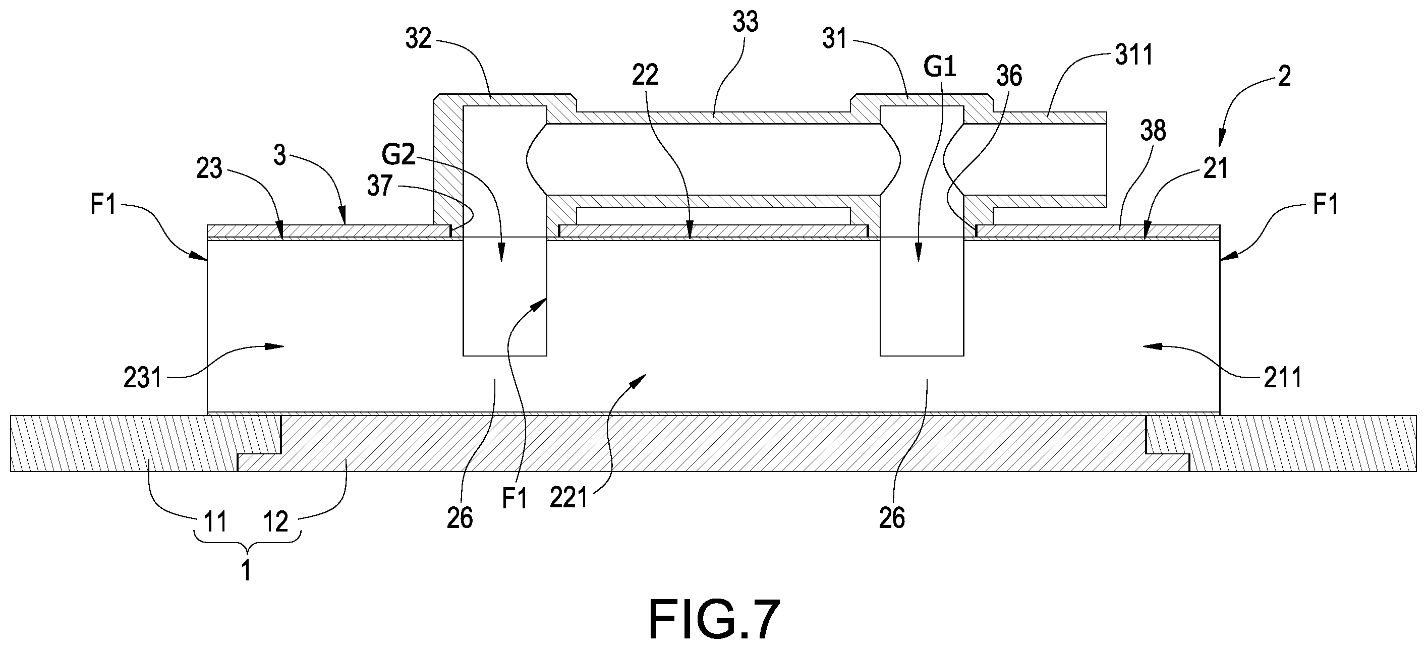 Patent US12492869 Figure 7 – Immersion liquid cooling heat sink
