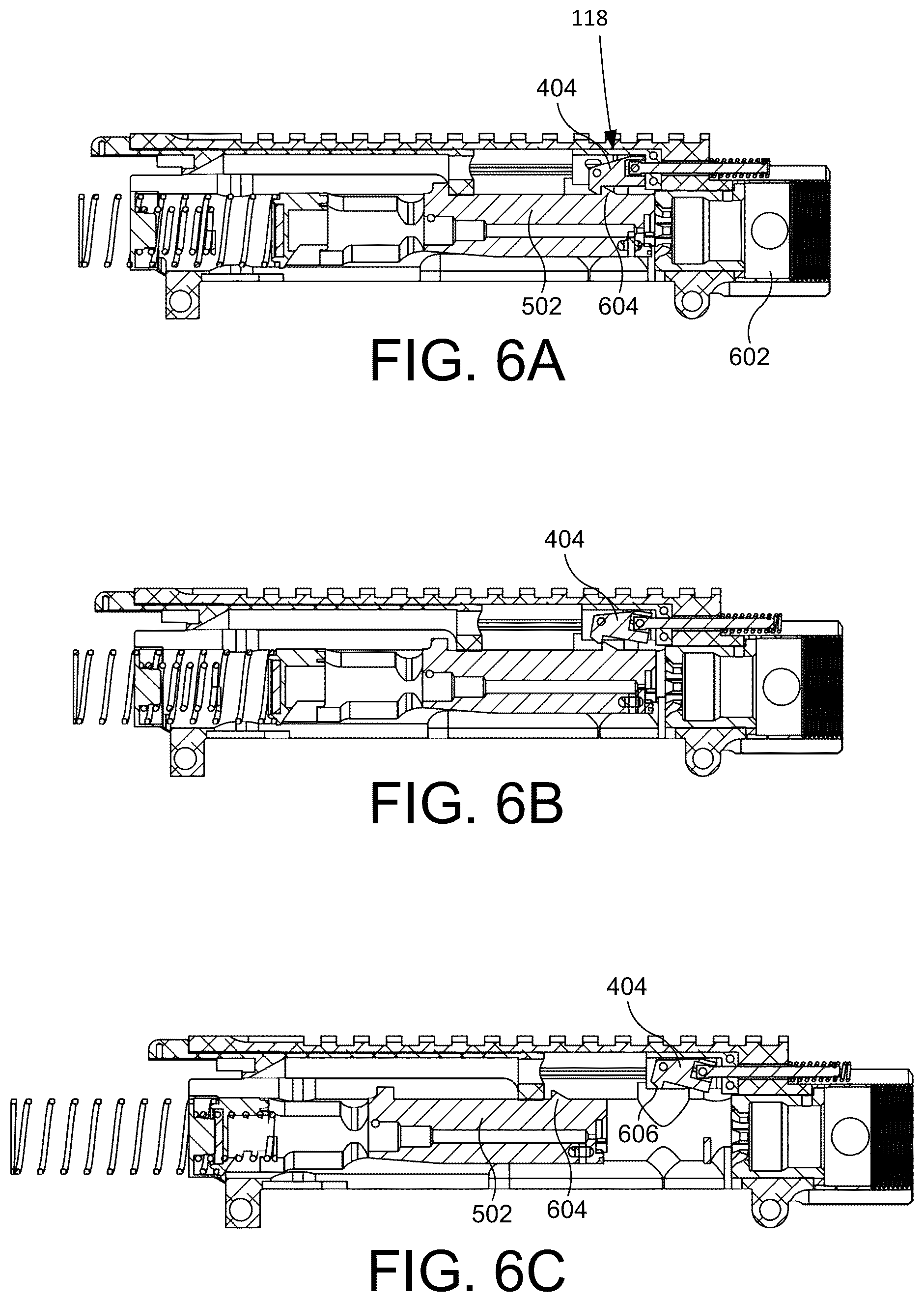 Patent US12492873 Figure 6 – Delayed blowback system for a firearm
