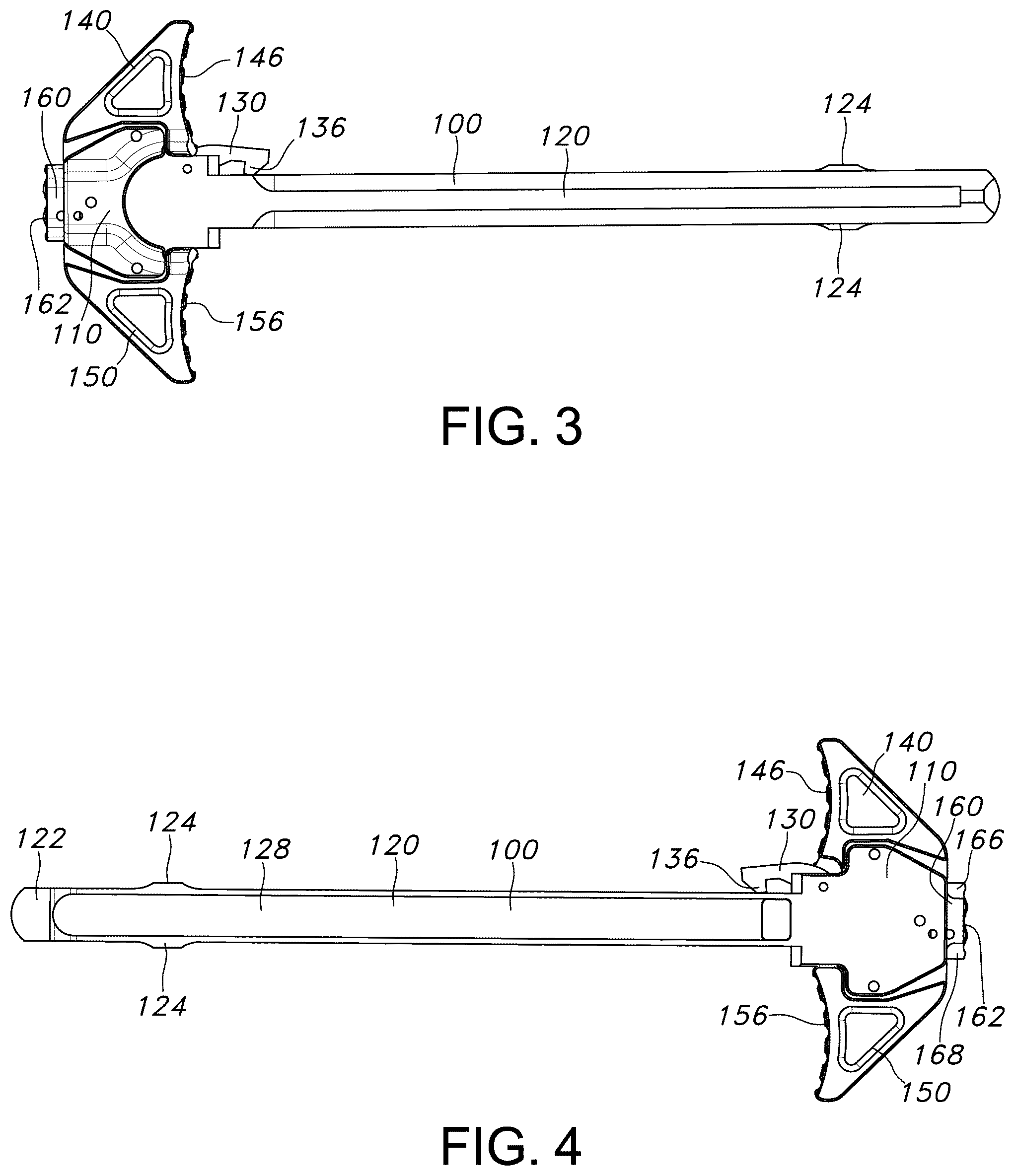 Patent US12492874 Figure 2 – Charging handle for a firearm