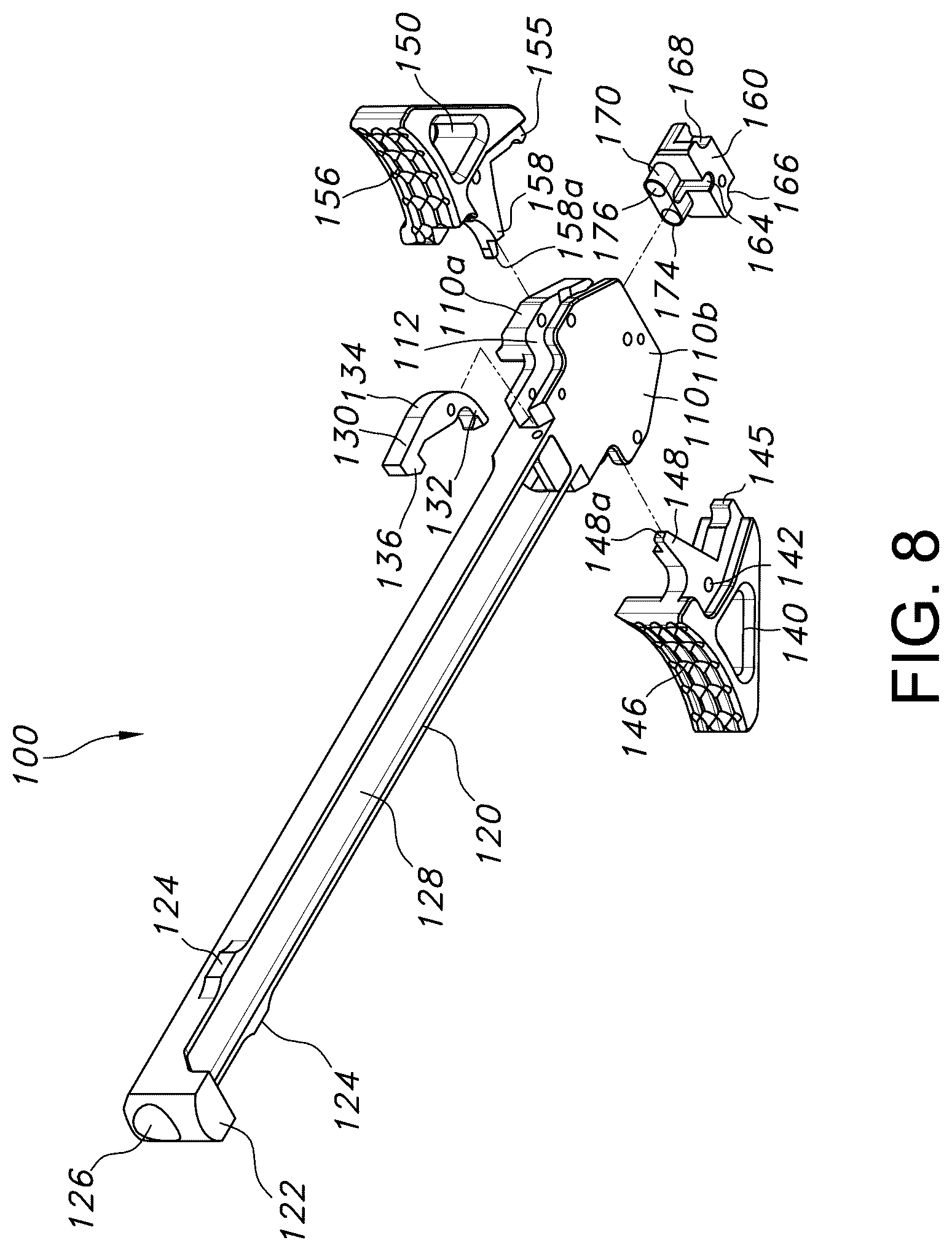 Patent US12492874 Figure 5 – Charging handle for a firearm