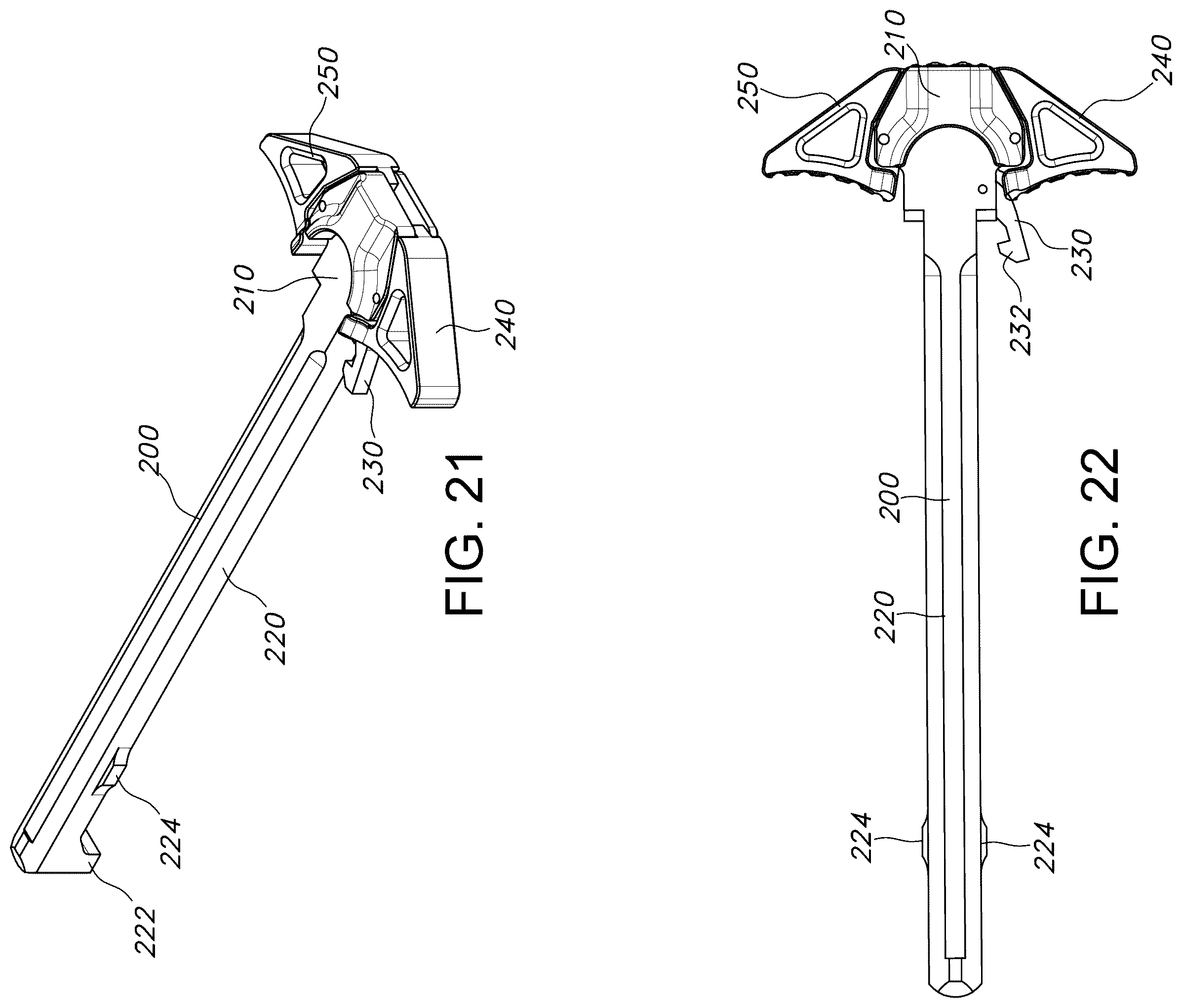 Patent US12492874 Figure 14 – Charging handle for a firearm
