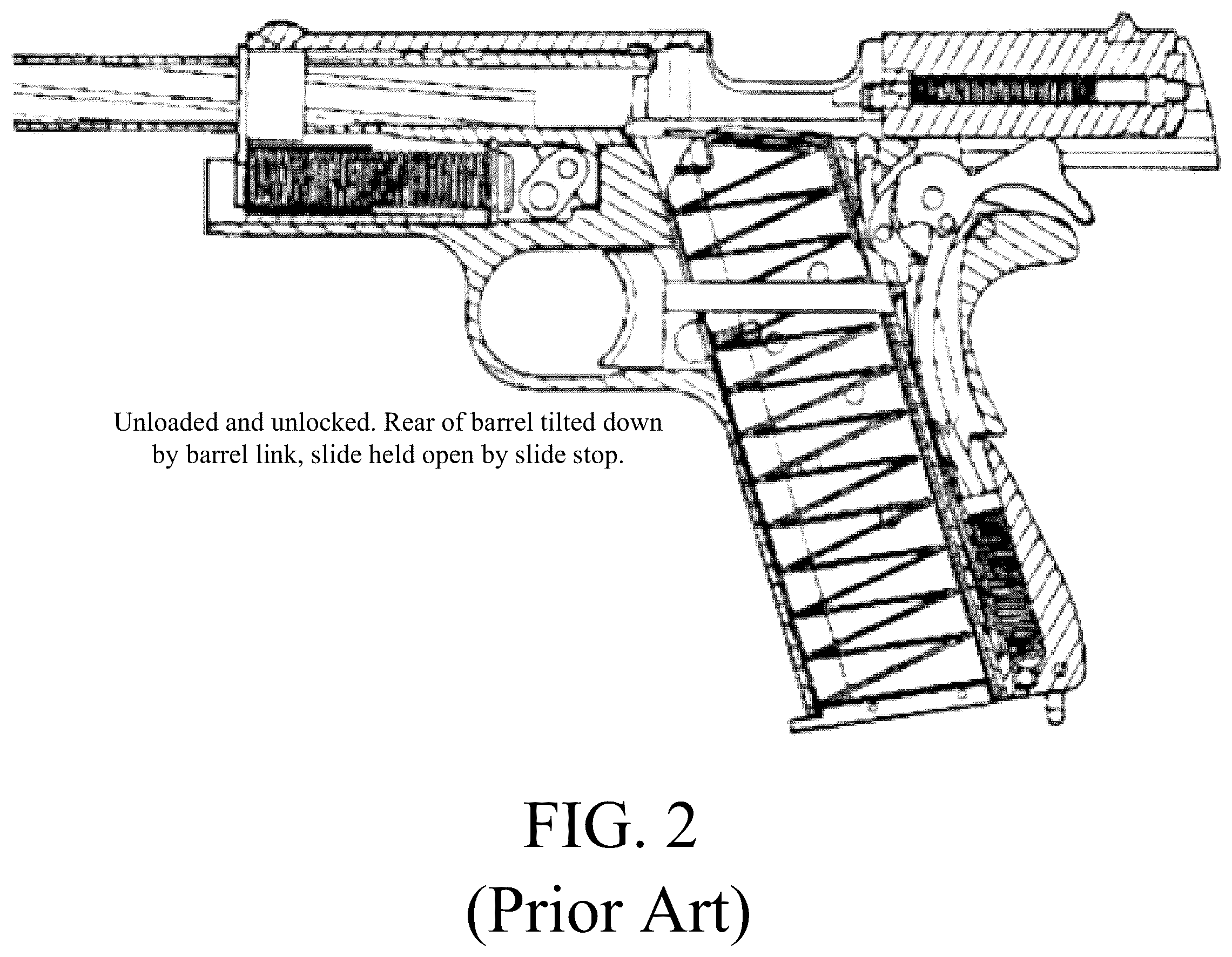Patent US12492876 Figure 2 – Firearm safety feature