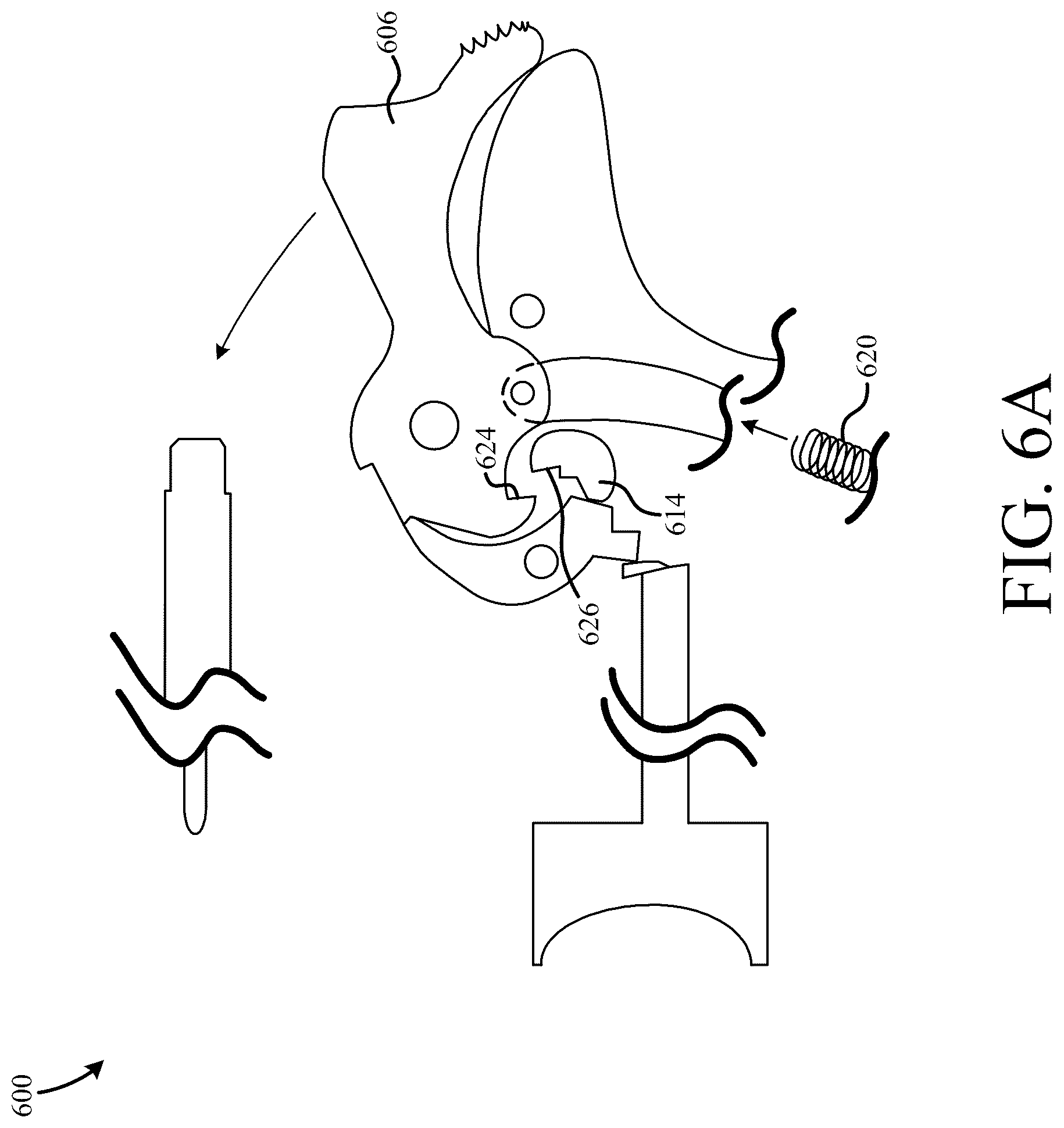 Patent US12492876 Figure 6 – Firearm safety feature