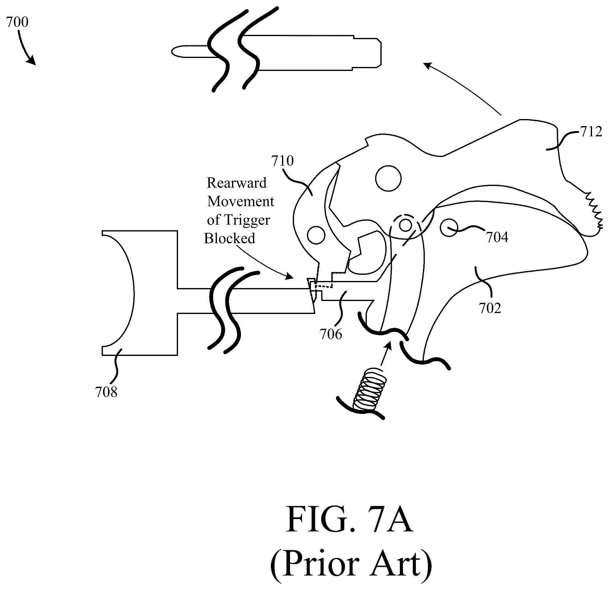 Patent US12492876 Figure 8 – Firearm safety feature