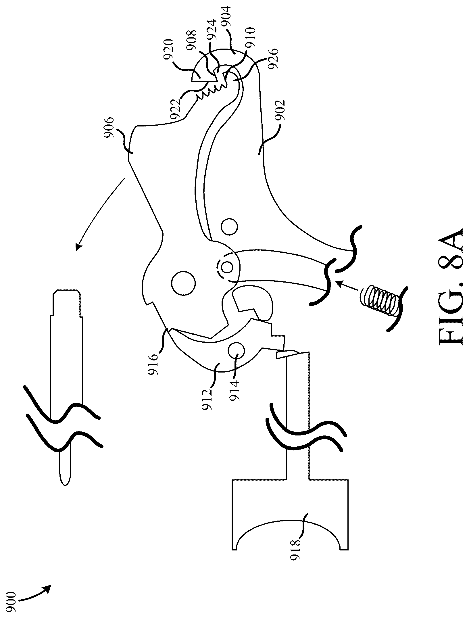 Patent US12492876 Figure 10 – Firearm safety feature
