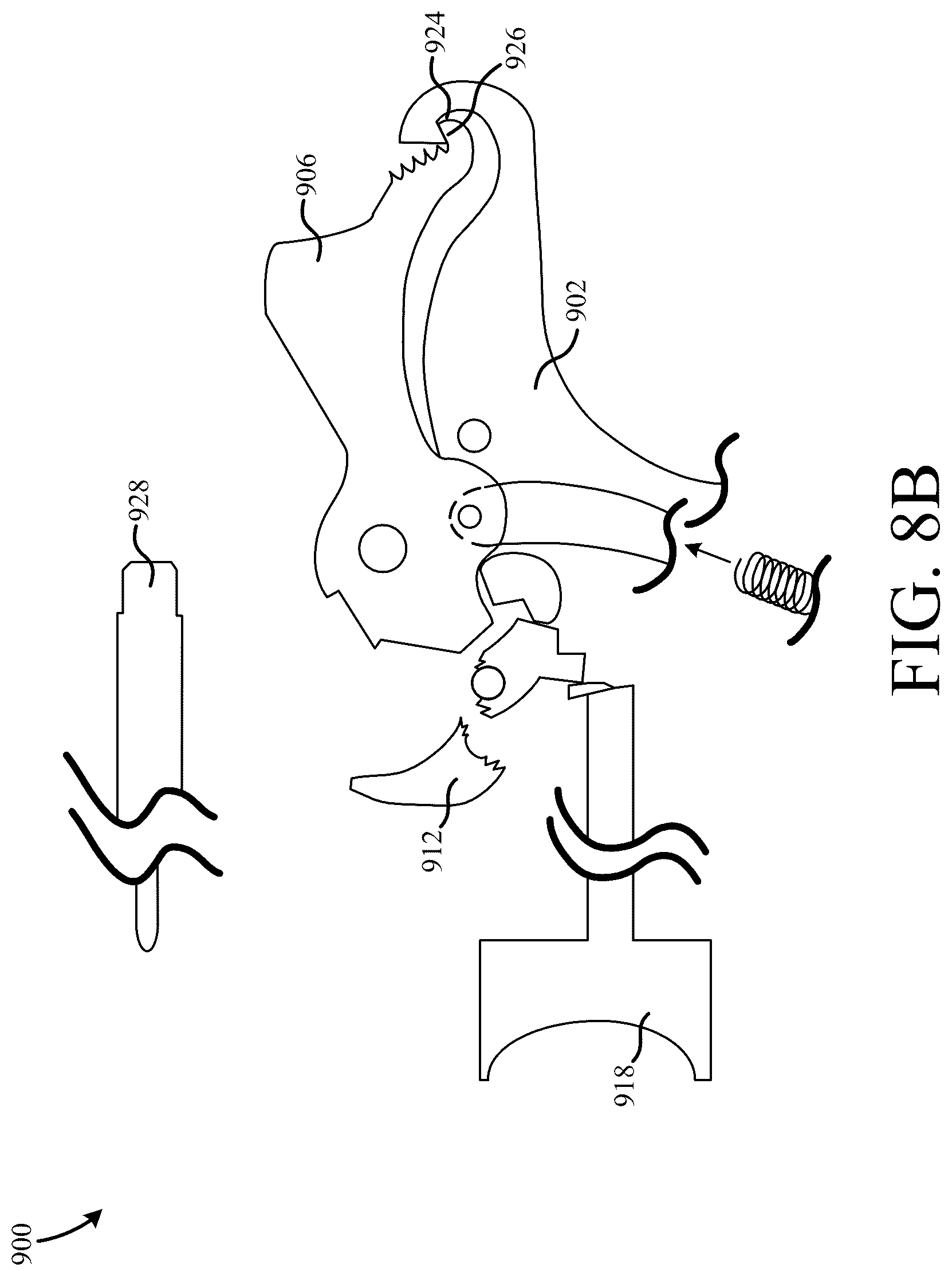 Patent US12492876 Figure 11 – Firearm safety feature
