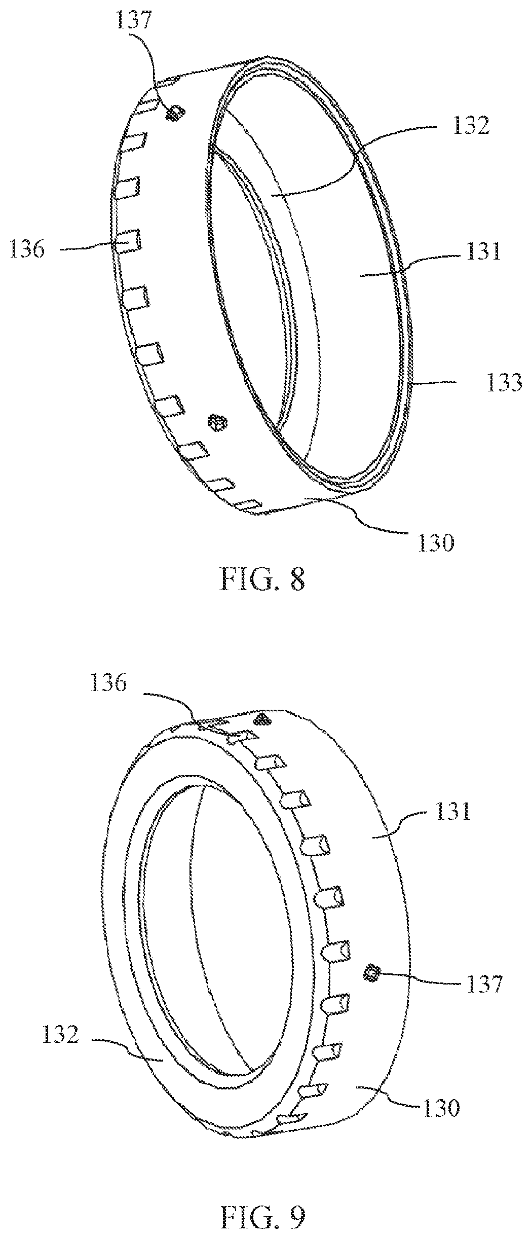 Patent US12492877 Figure 5 – Suppression device for rotary machine gun