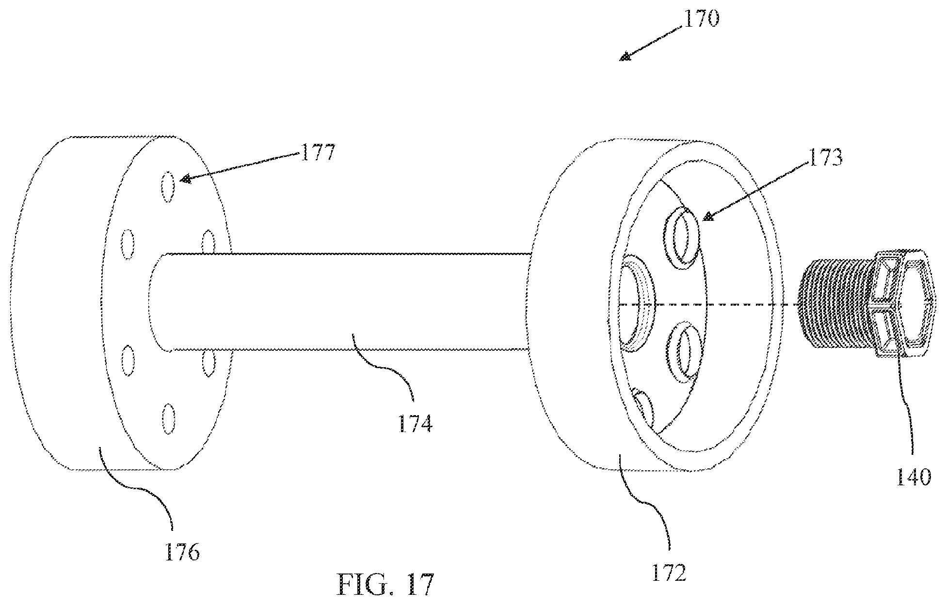 Patent US12492877 Figure 10 – Suppression device for rotary machine gun