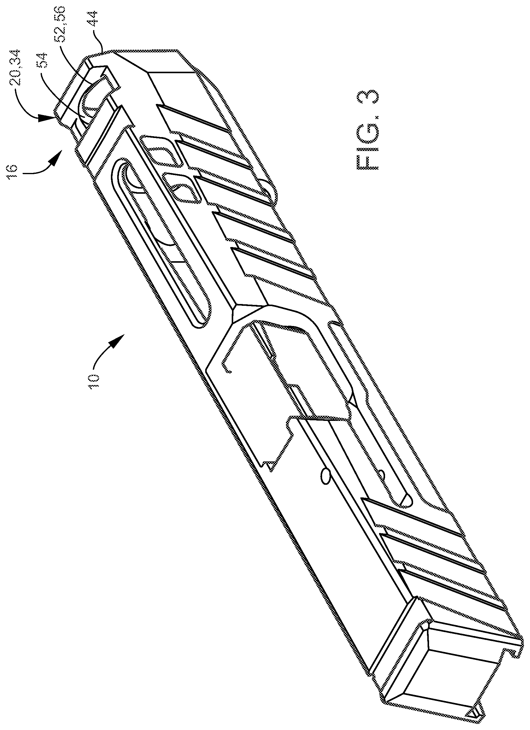 Patent US12492878 Figure 3 – Recessed expansion chamber in a gun slide configured for improving recoil mitigation in firearms