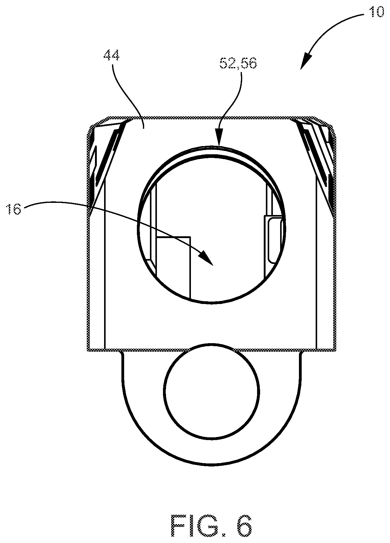 Patent US12492878 Figure 6 – Recessed expansion chamber in a gun slide configured for improving recoil mitigation in firearms