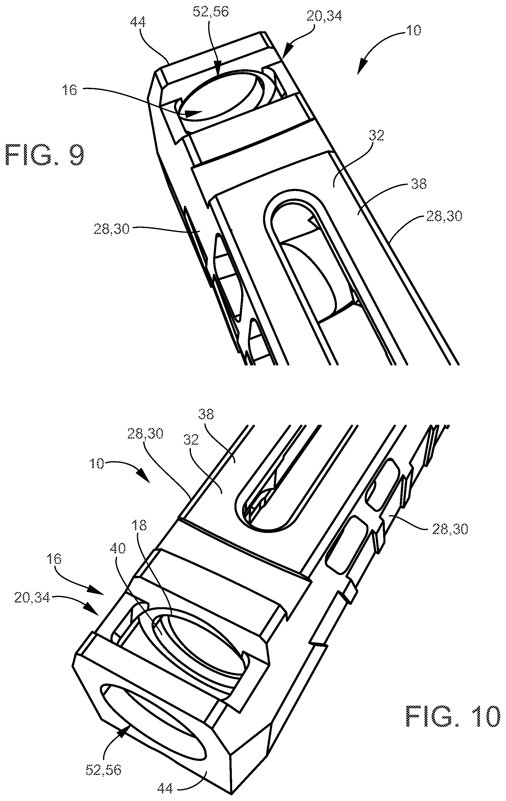 Patent US12492878 Figure 8 – Recessed expansion chamber in a gun slide configured for improving recoil mitigation in firearms