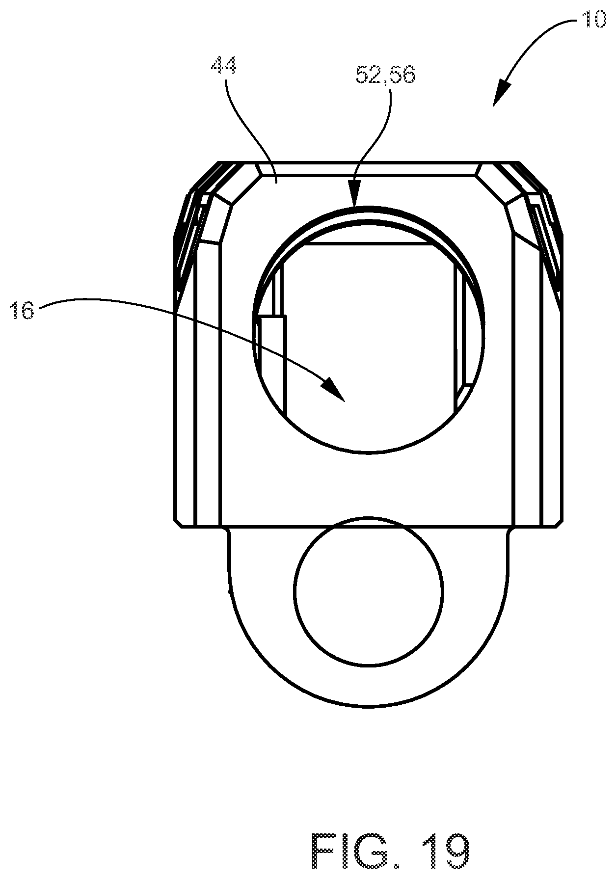 Patent US12492878 Figure 16 – Recessed expansion chamber in a gun slide configured for improving recoil mitigation in firearms