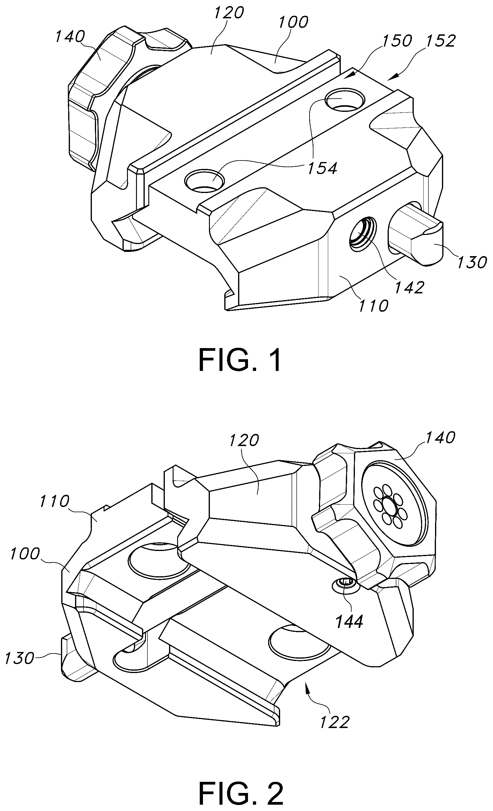 Patent US12492880 Figure 1 – Accessory mount